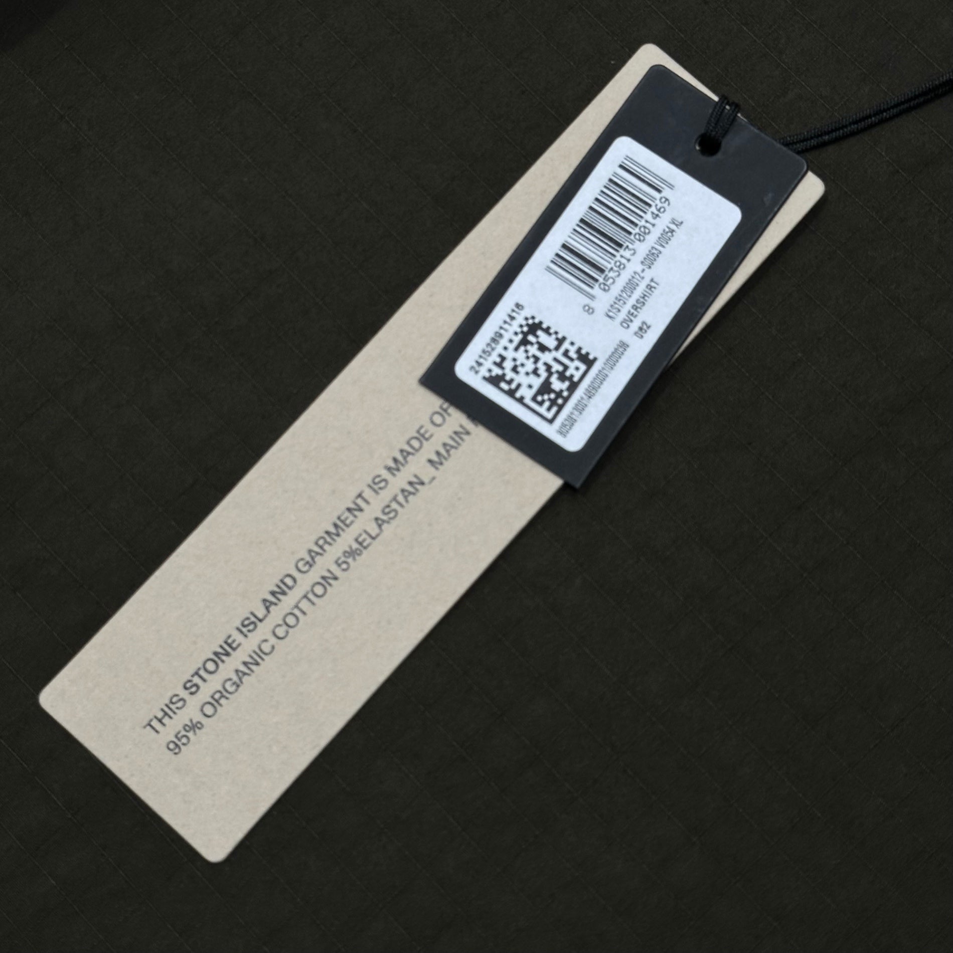 STONE ISLAND(ストーンアイランド) 2025SS MIL-SPEC STRETCH RIPSTOP-TC ストレッチコットン オーバーシャツ  K1S151200012S0063 XL オリーブ