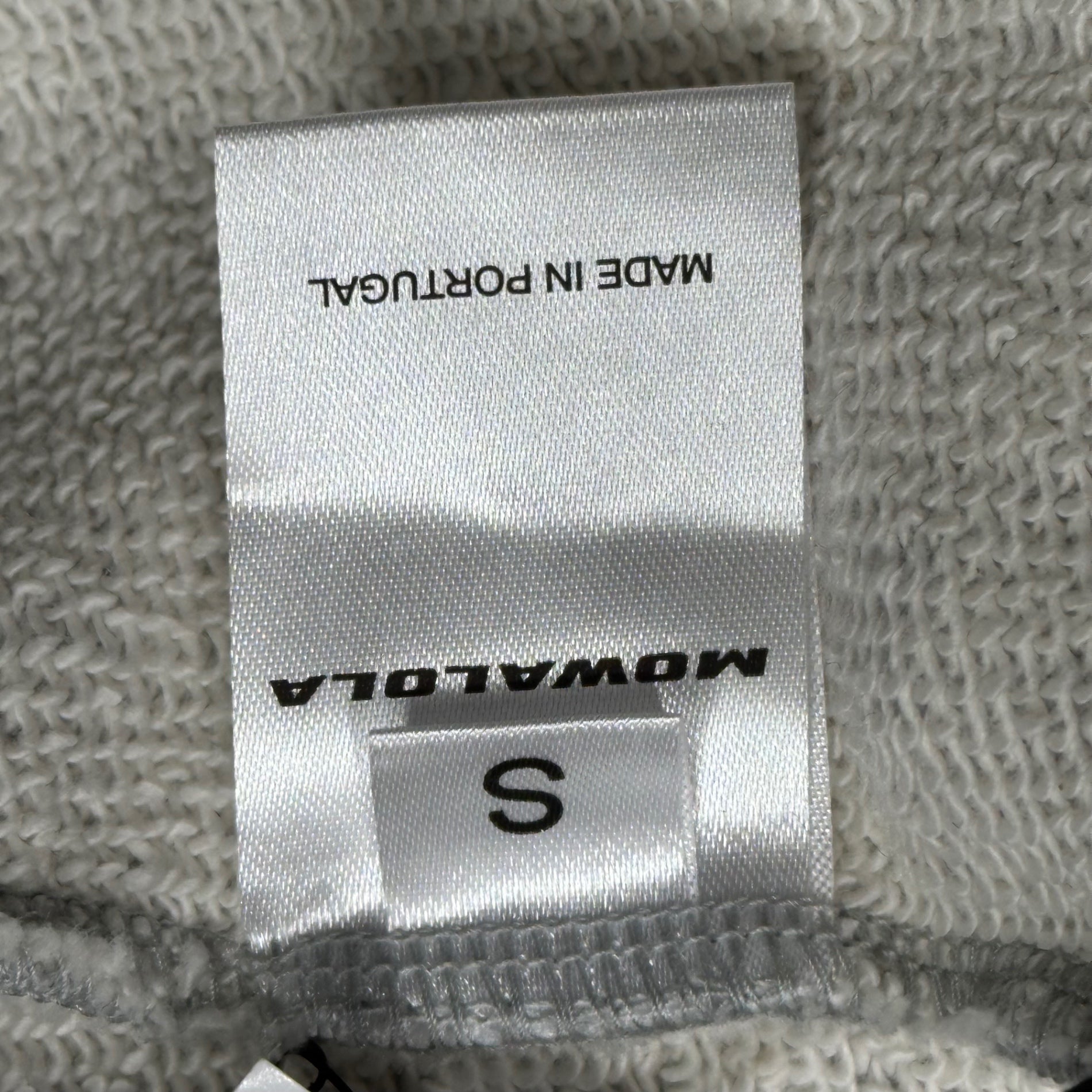 mowalola(モワローラ)  2025AW MoWA Logo Hoodie ロゴ フーディ パーカー S グレー 国内参考定価74,800円(税込)