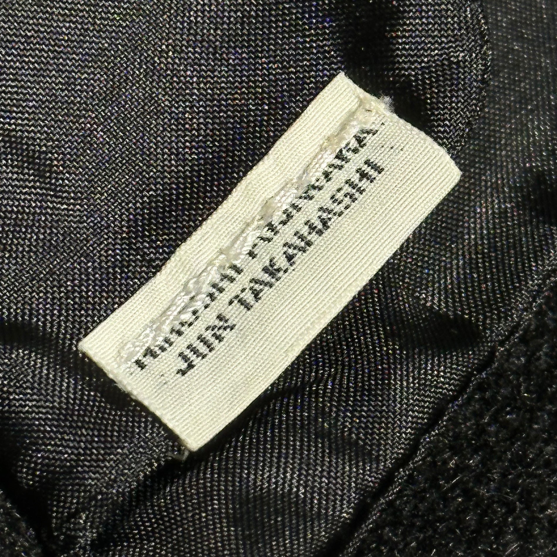 【SALE対象外】AFFA(エーエフエフエー) 90's Silk-Blend Felt Jacket 90年代 シルク切替 フェルト ジャケット FREE ブラック archive 稀少品