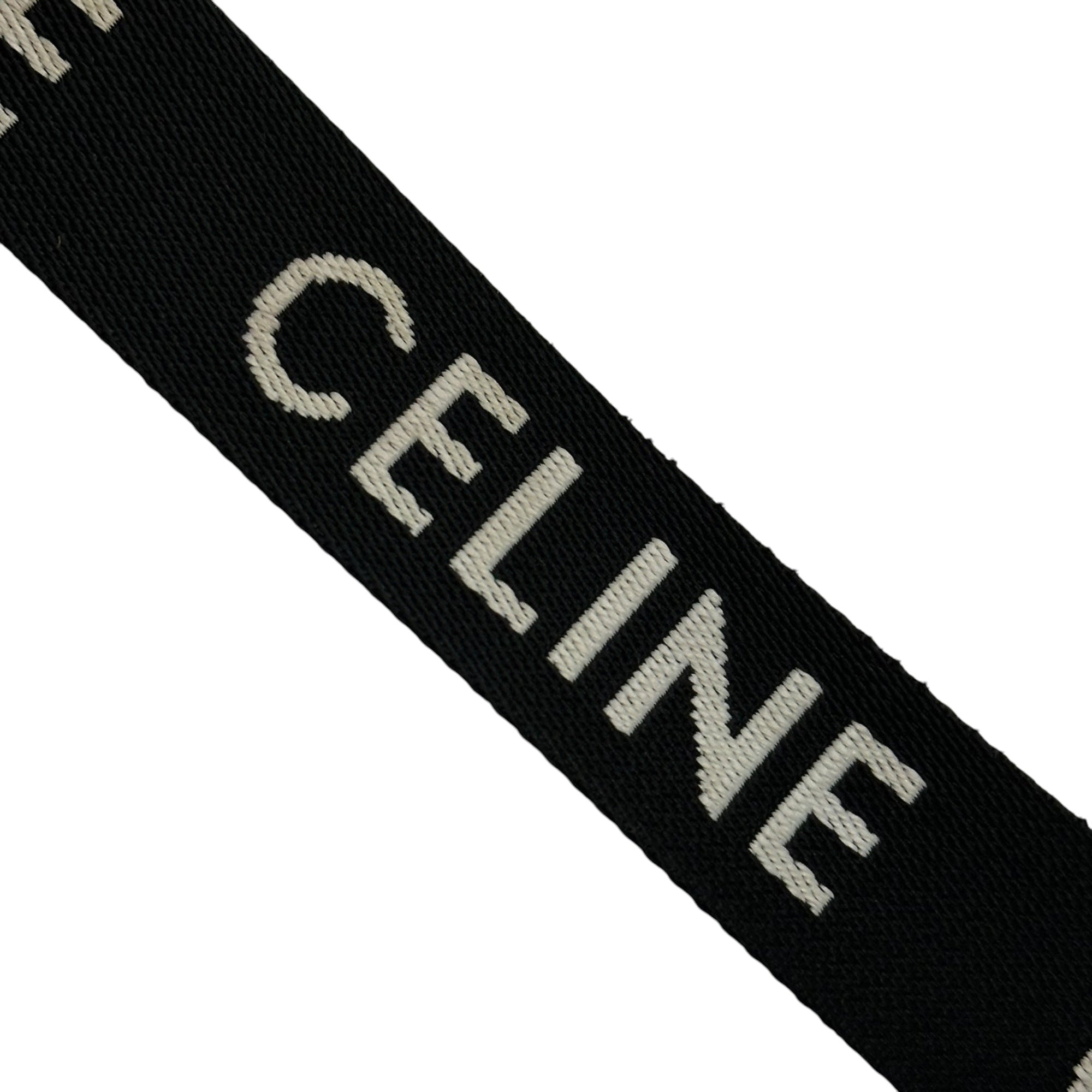 CELINE(セリーヌ) By Hedi Slimane Jacquard Logo Ring Belt エディ期 ジャガード ロゴ リング ベルト 箱付 ブラック