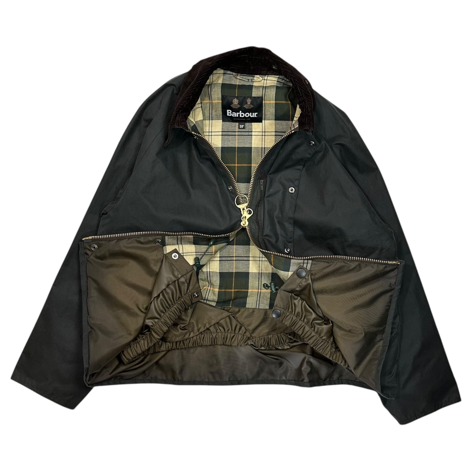 Barbour(バブアー) 23AW Transport Waxed Cotton Short Jacket トランスポート ワックス コットン ショート　ジャケット 232MWX1678 38(M程度) セージグリーン