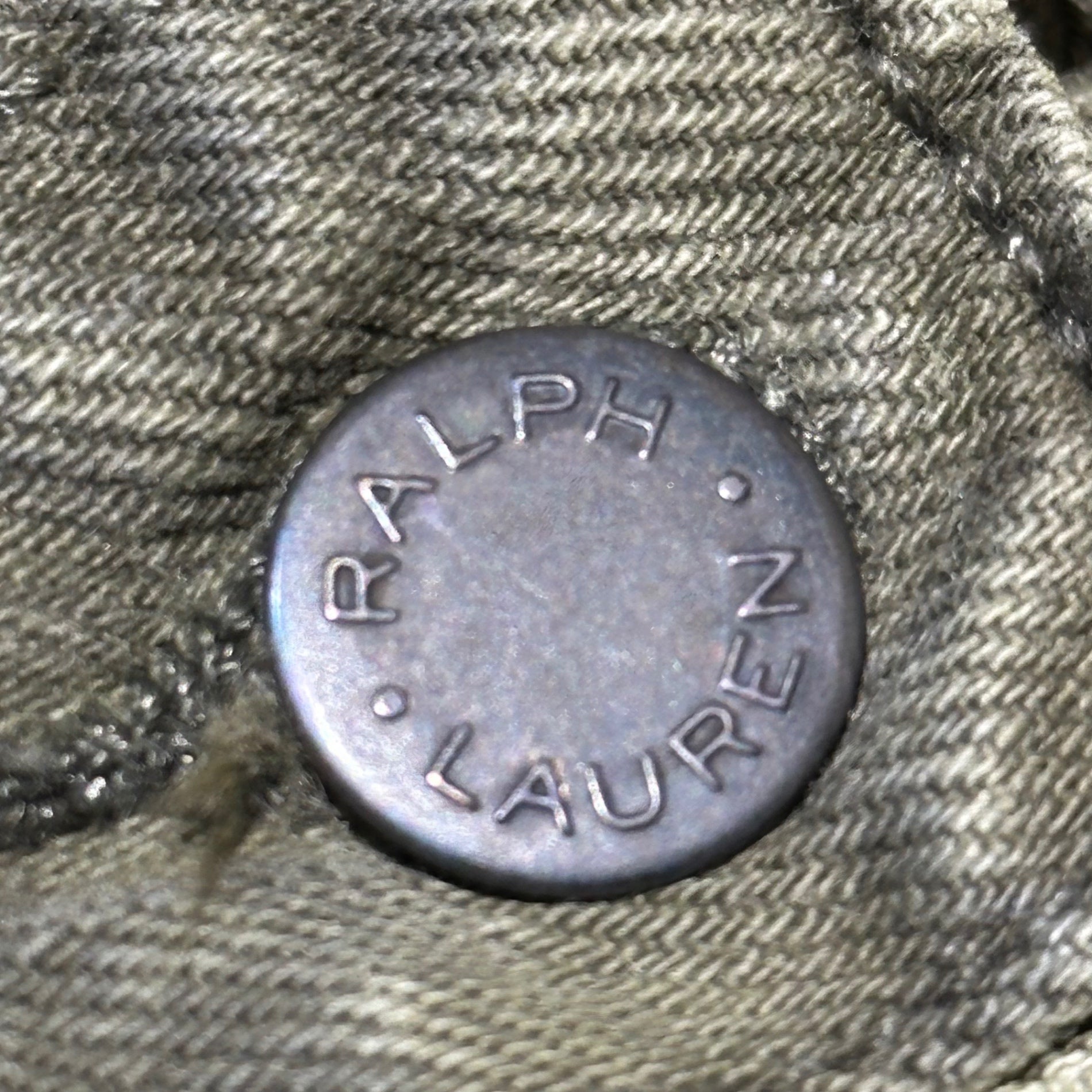 POLO RALPH LAUREN(ポロラルフローレン) Hem Zip Biker Denim Pants 裾 ジップ バイカー デニム パンツ 710562583003 W32 カーキ