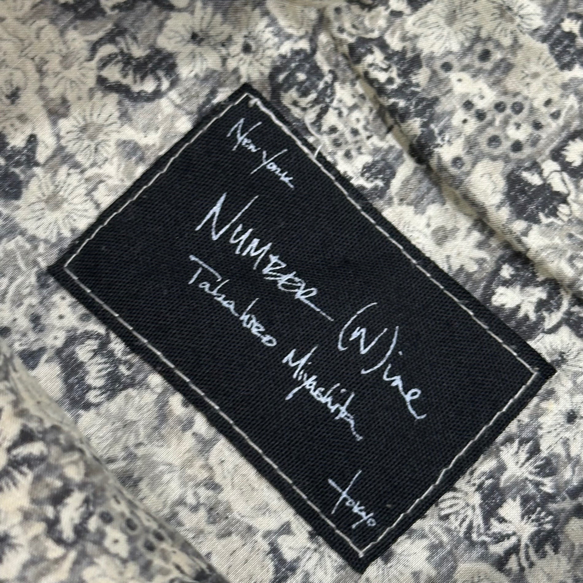 NUMBER (N)INE(ナンバーナイン) 2003SS ‘‘TOUCH ME I'M SICK‘‘ Grunge Knit Shoulder Bag グランジ ニット ショルダーバッグ カート期 ブラック 00's Archive アーカイブ