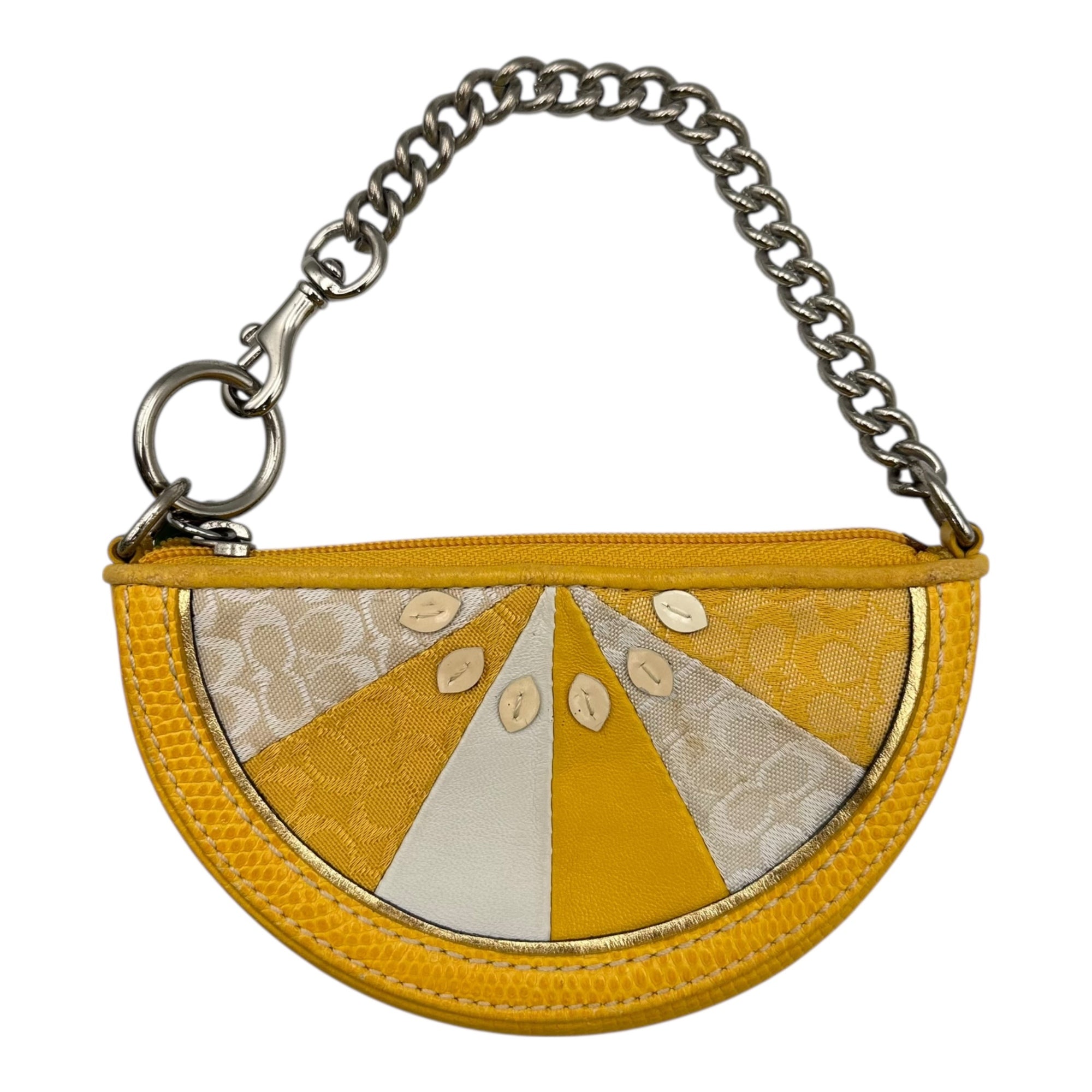 COACH(コーチ) Lemon Motif Coin Case レモン モチーフ コイン ケース