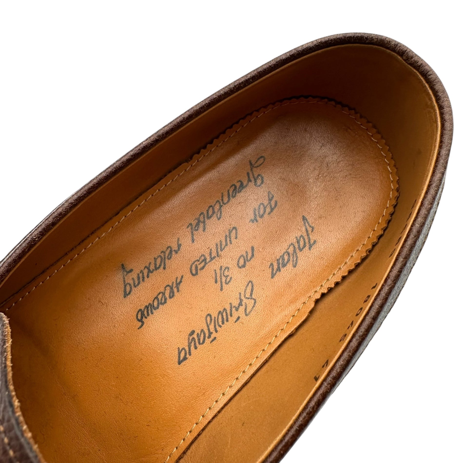 Jalan Sriwijaya(ジャランスリワヤ) Coin loafer - Grain Leatherコインローファー グレイン レザー 98589 41(26.5cm) ブラウン 革靴