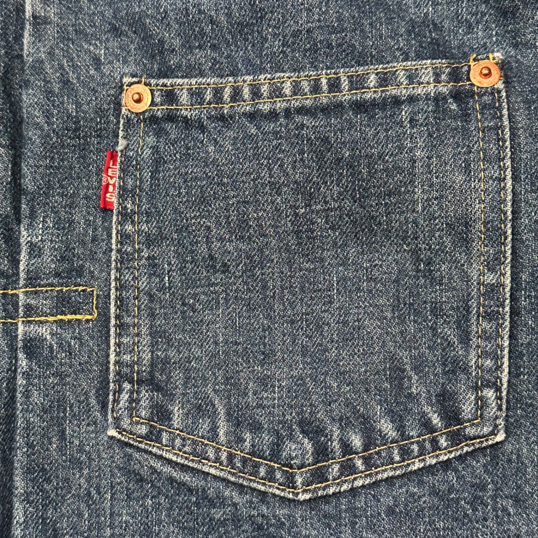 Levi's(リーバイス) 90's 1st WW2 71506 XX 大戦モデル 復刻 デニム ジャケット 71506 XX 40 インディゴ 1993年製造 90年代 日本製 ヴィンテージ