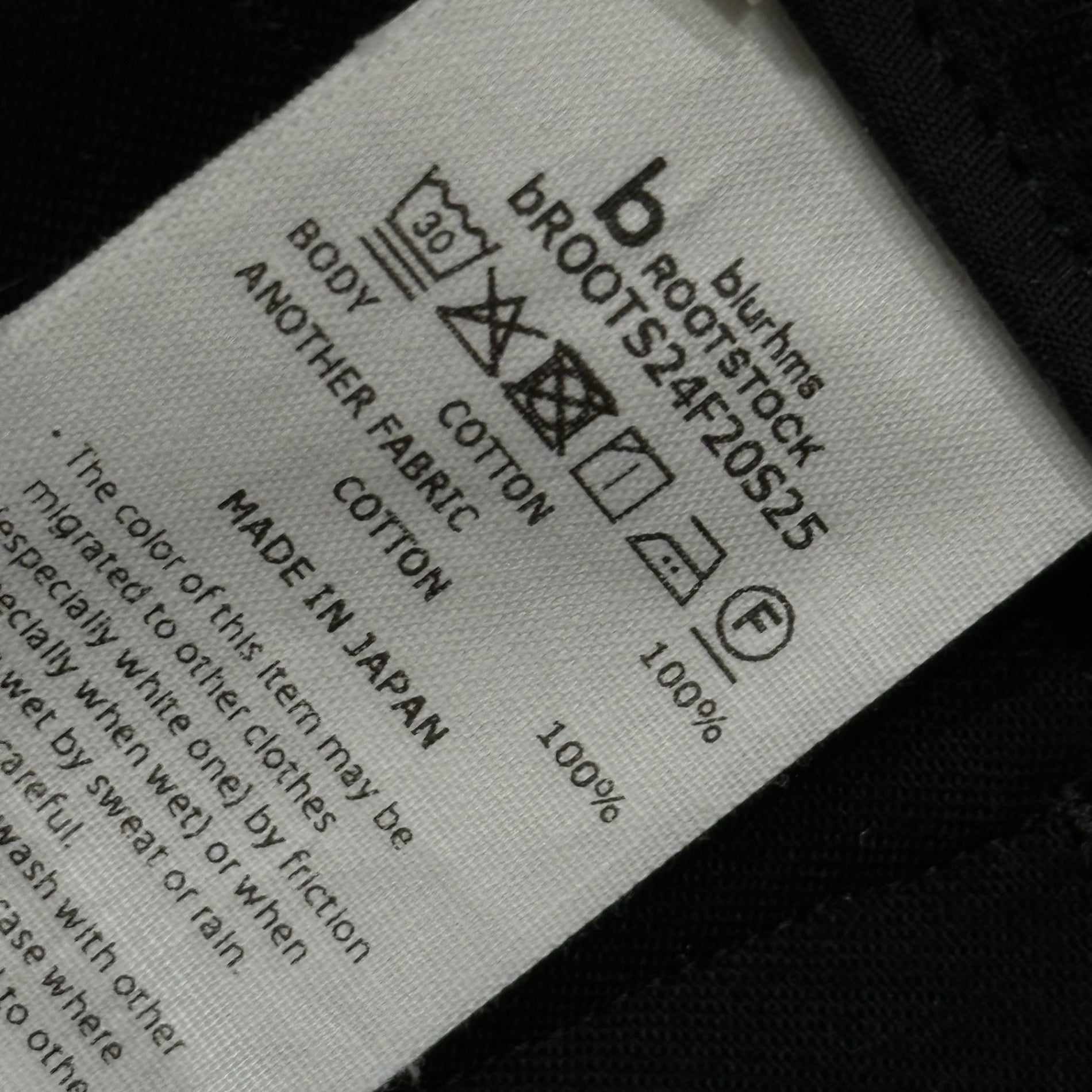 blurhms ROOTSTOCK(ブラームス ルーツストック) 2046D Chino Pants ワイド チノ パンツ bROOTS24F20S25 2 ブラック