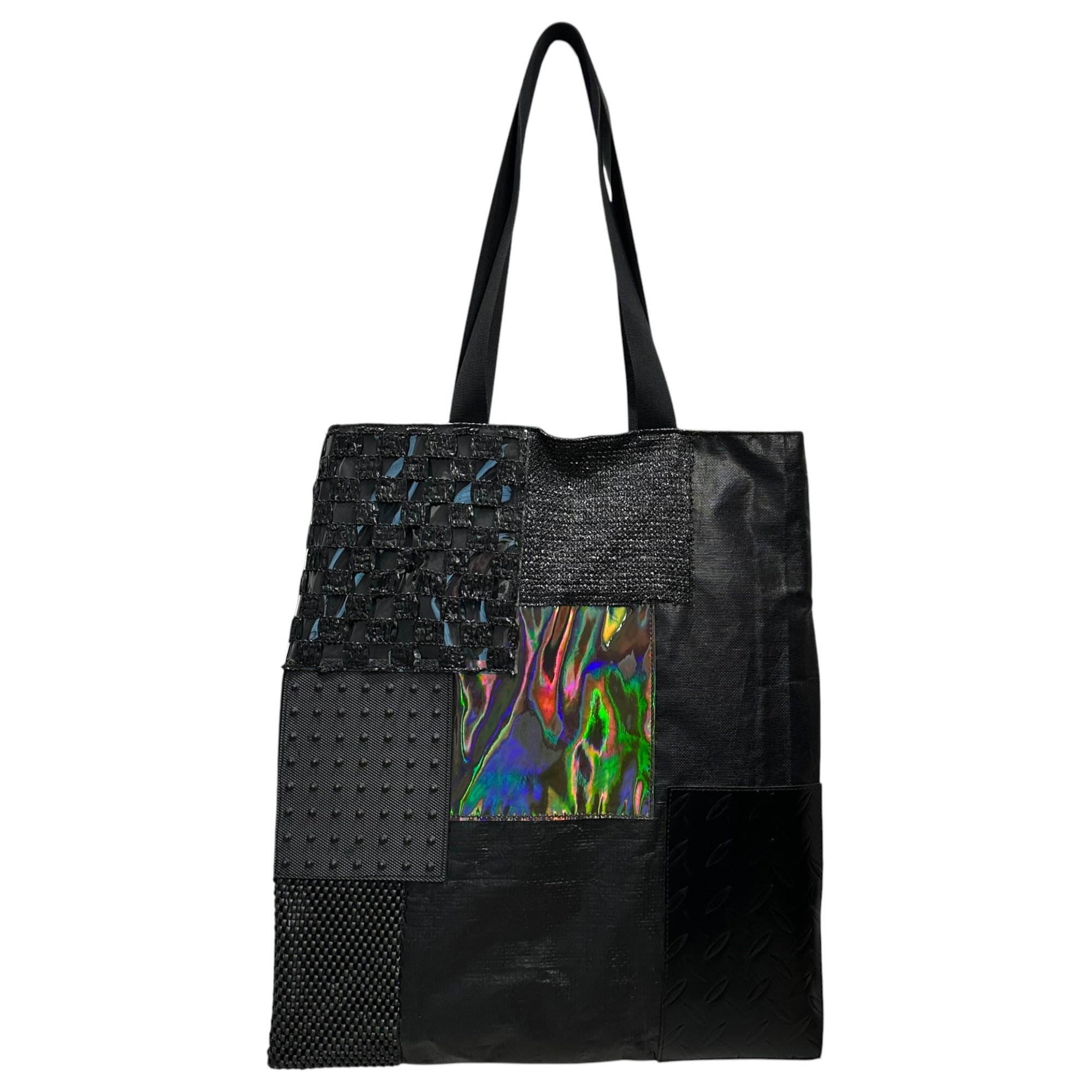 JUNYA WATANABE(ジュンヤワタナベ) 25SS Mixed-Fabric Patchwork Tote