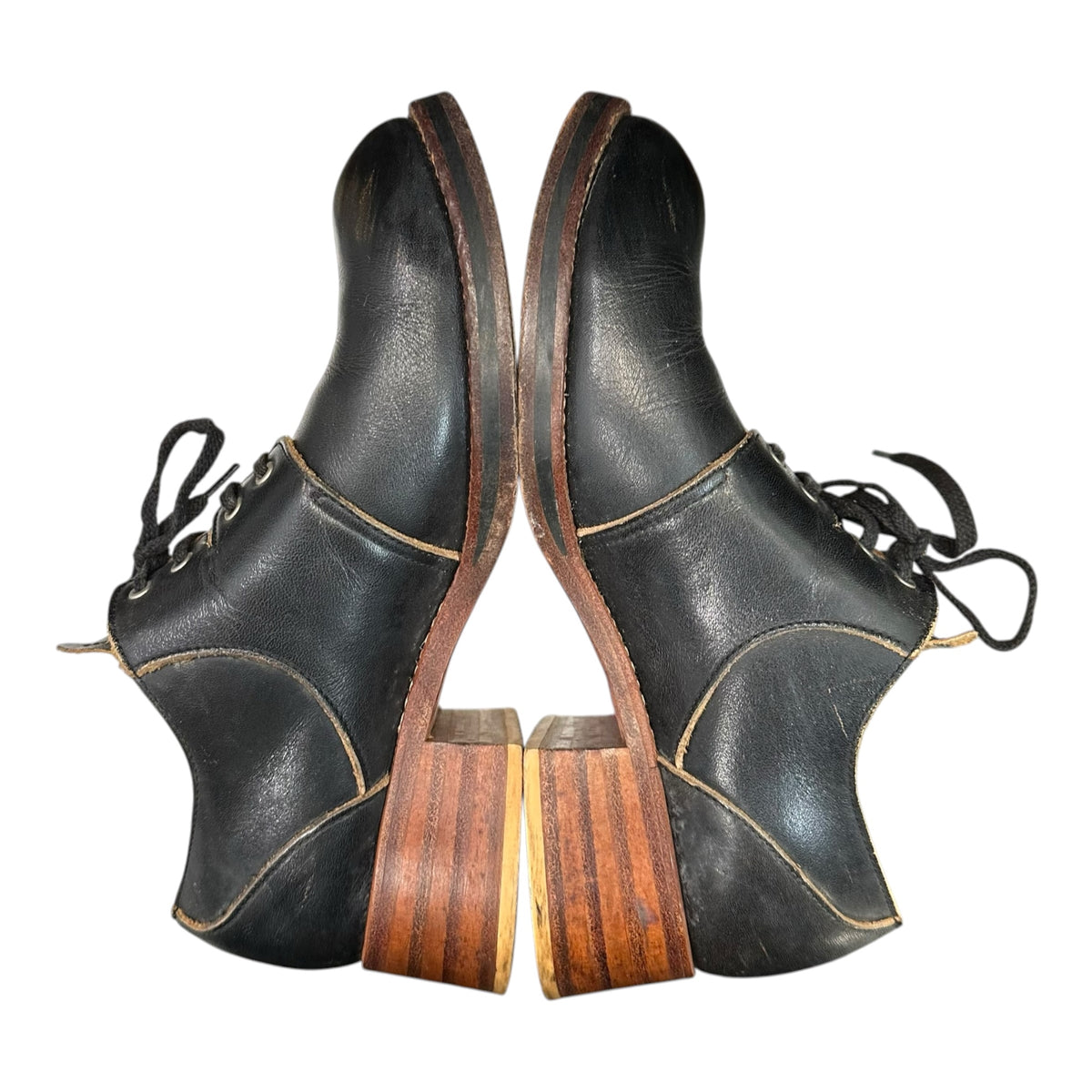 tricot COMME des GARCONS(トリココムデギャルソン) Plain-Toe Leather Shoes プレーントゥ レザー シューズ 23.5cm ブラック