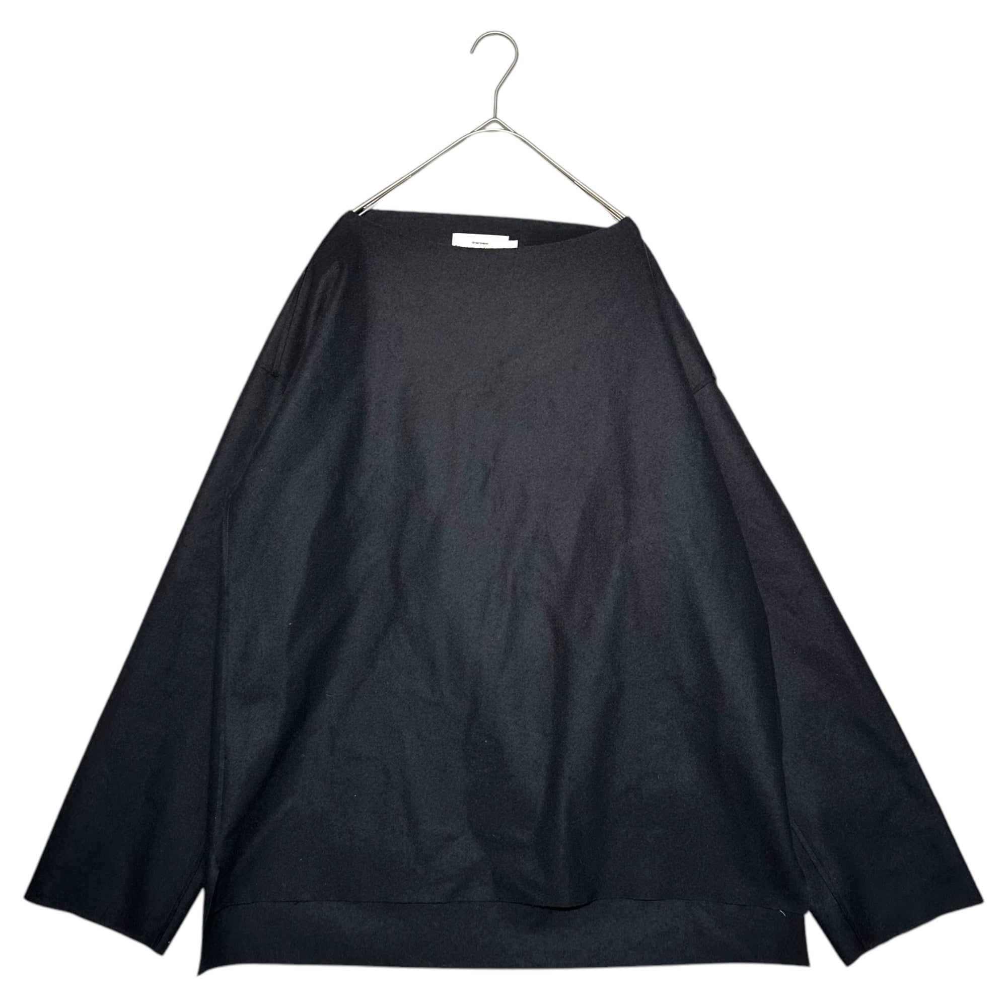 Graphpaper(グラフペーパー) wool long sleeve cut and sew ウール 長袖 カットソー GPW16-PO02 1 ネイビー