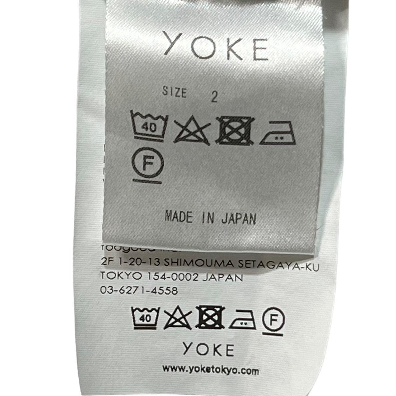 YOKE(ヨーク) Laser Processed 5P Straight Denim Pants/デニムパンツ/ジーンズ/グラデーション YK23SS0468P-B SIZE 2(M) グレー