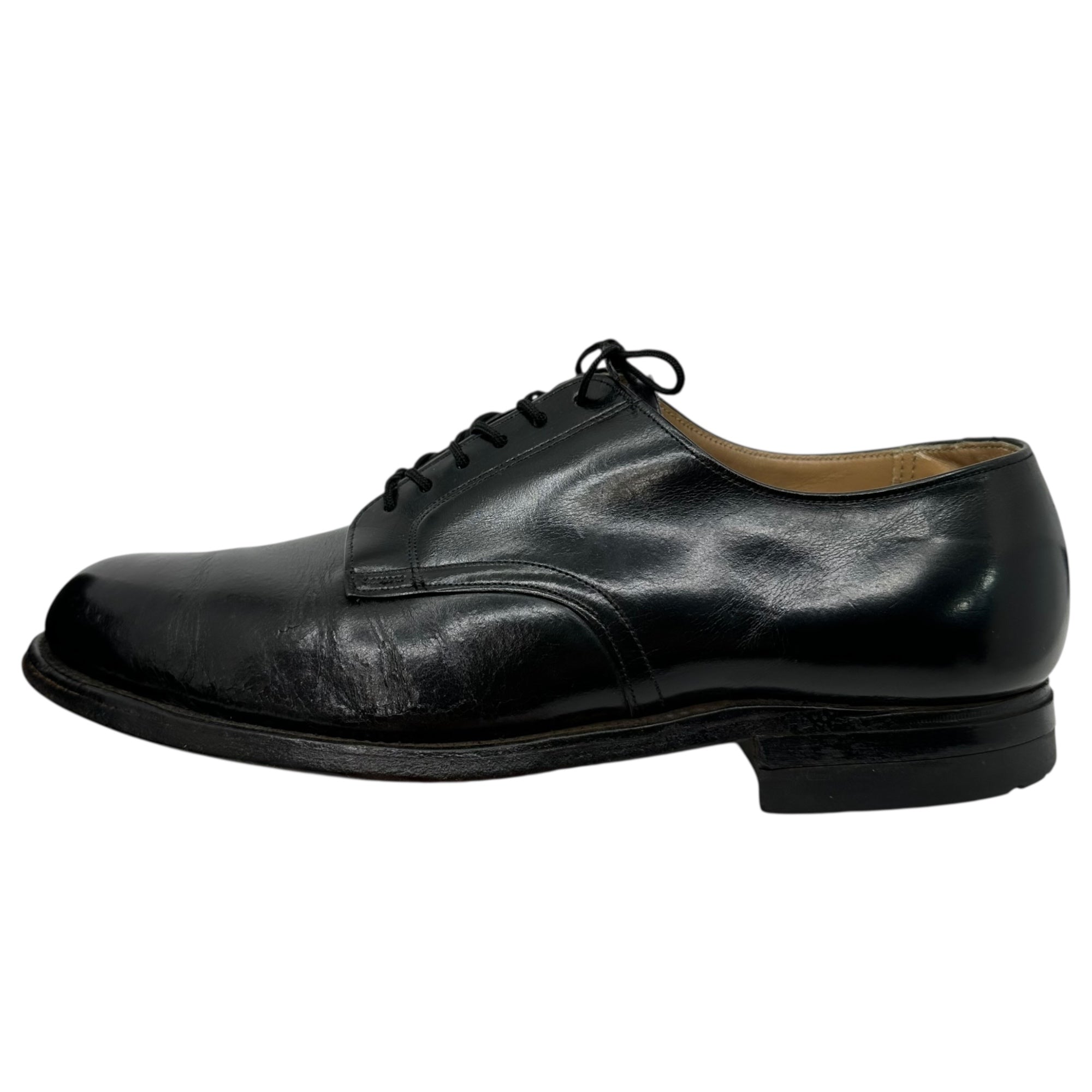 US NAVY(アメリカ海軍) 70's Service Shoes 70年代 サービス シューズ 革靴 27.5cm ブラック レザーソール