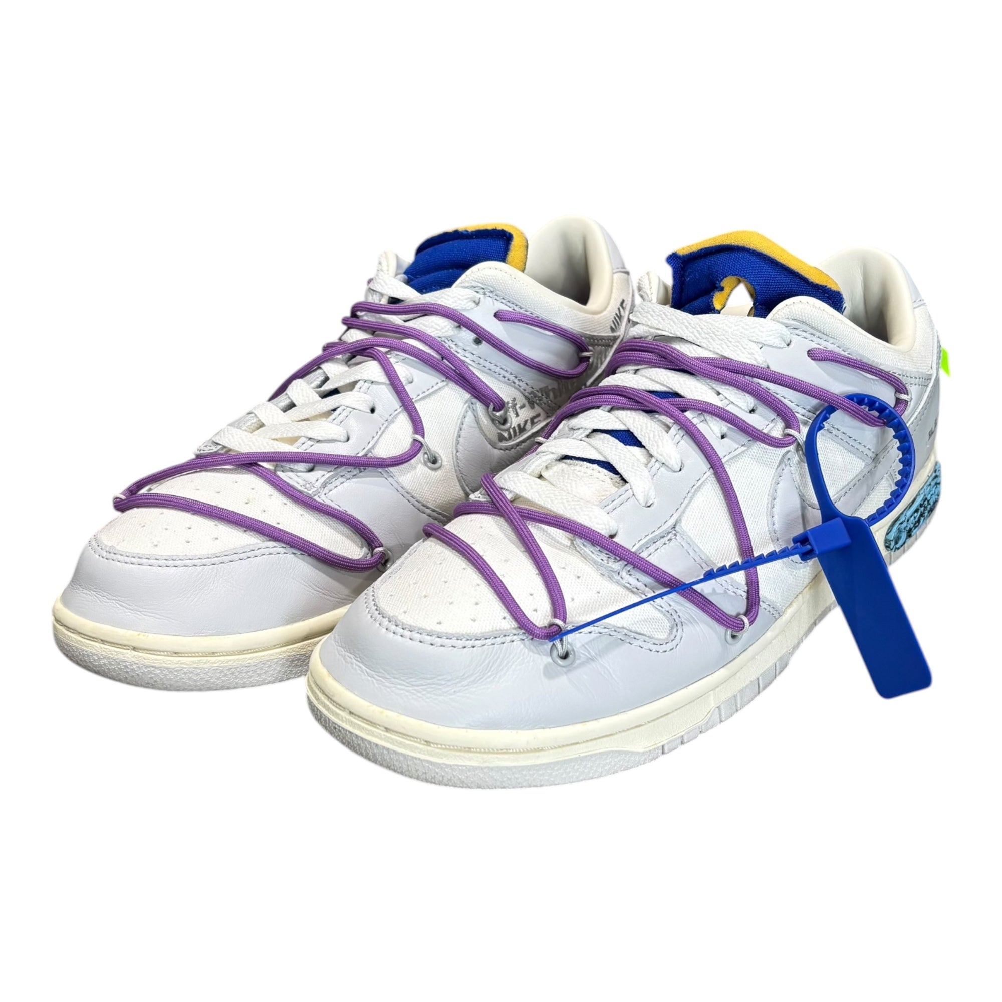 NIKE×Off-White(ナイキ×オフホワイト) Dunk Low 1 OF 50 "48" ダンク ロー DM1602-107 29.5cm グレー×ホワイト スニーカー