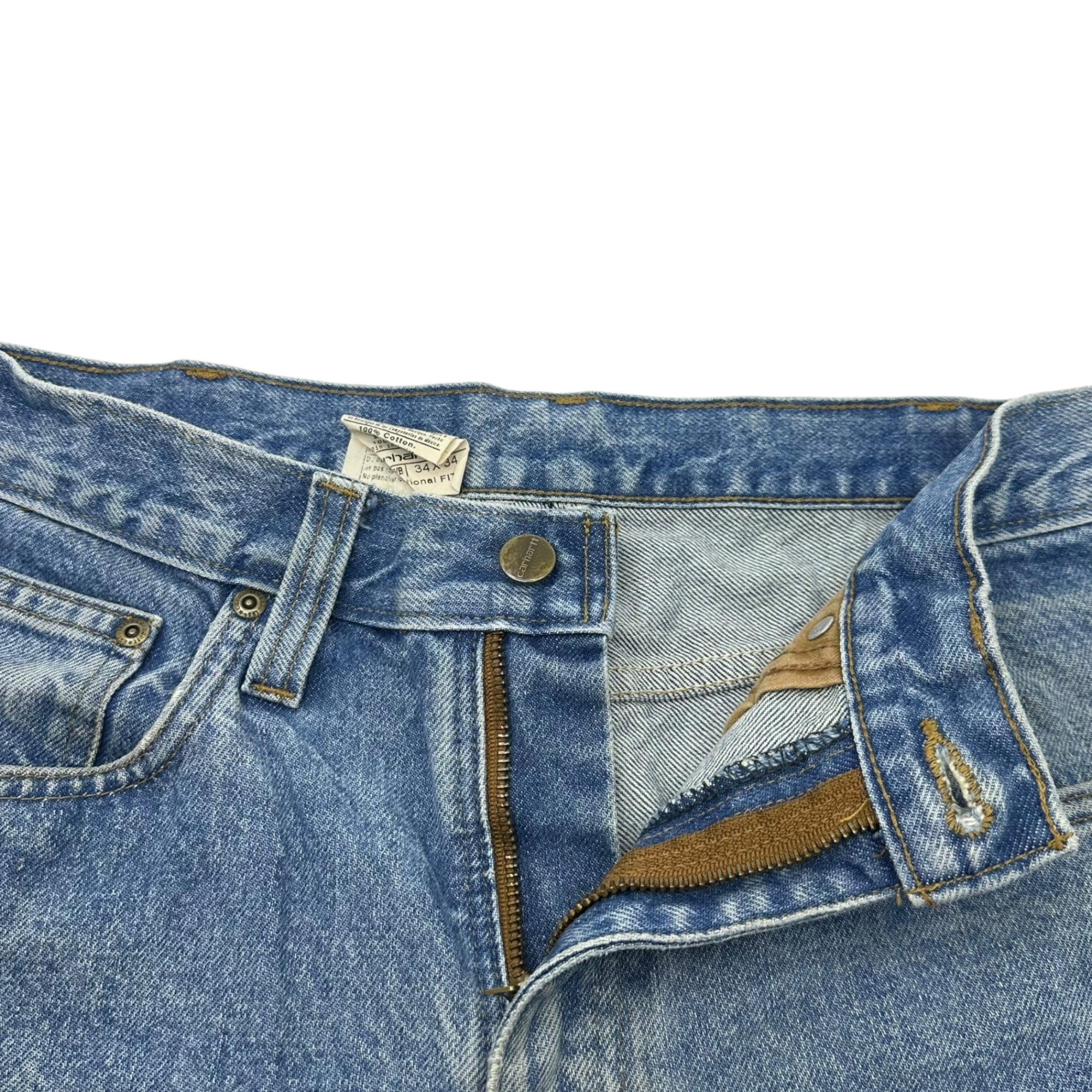 carhartt(カーハート) Old Traditional Fit Denim Pants オールド トラディショナル フィット デニム パンツ B480LVB 34×34 ライトインディゴ