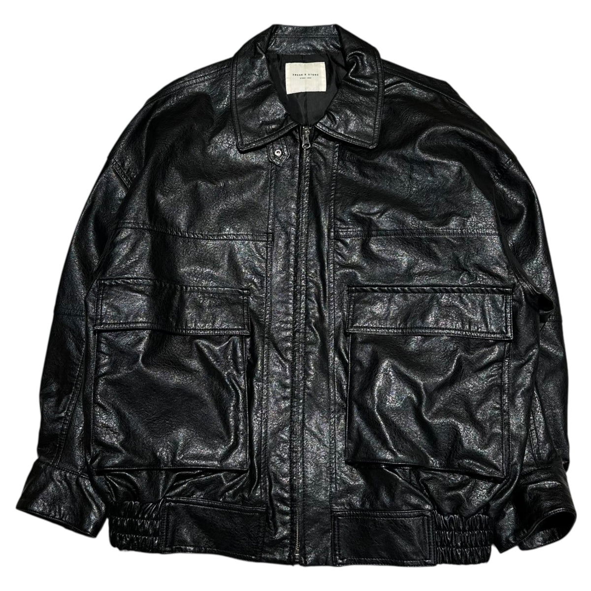 FREAKS STORE(フリークスストア) Faux Leather Jacket フェイク レザー 