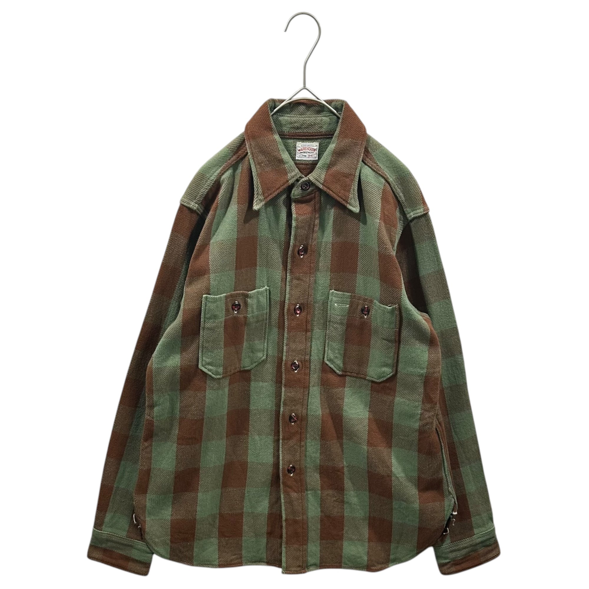 WAREHOUSE(ウエアハウス) Cotton Flannel Shirt - Buffalo Check
