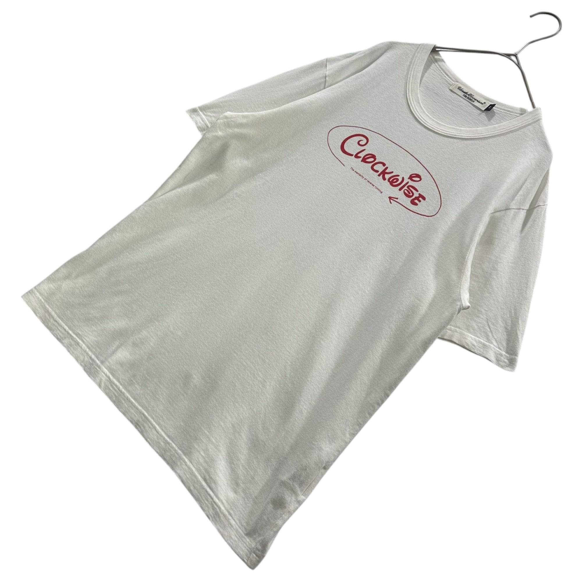 UNDERCOVERISM(アンダーカバイズム) ”Clockwise” Tee 時計回り Tシャツ 2 ホワイト