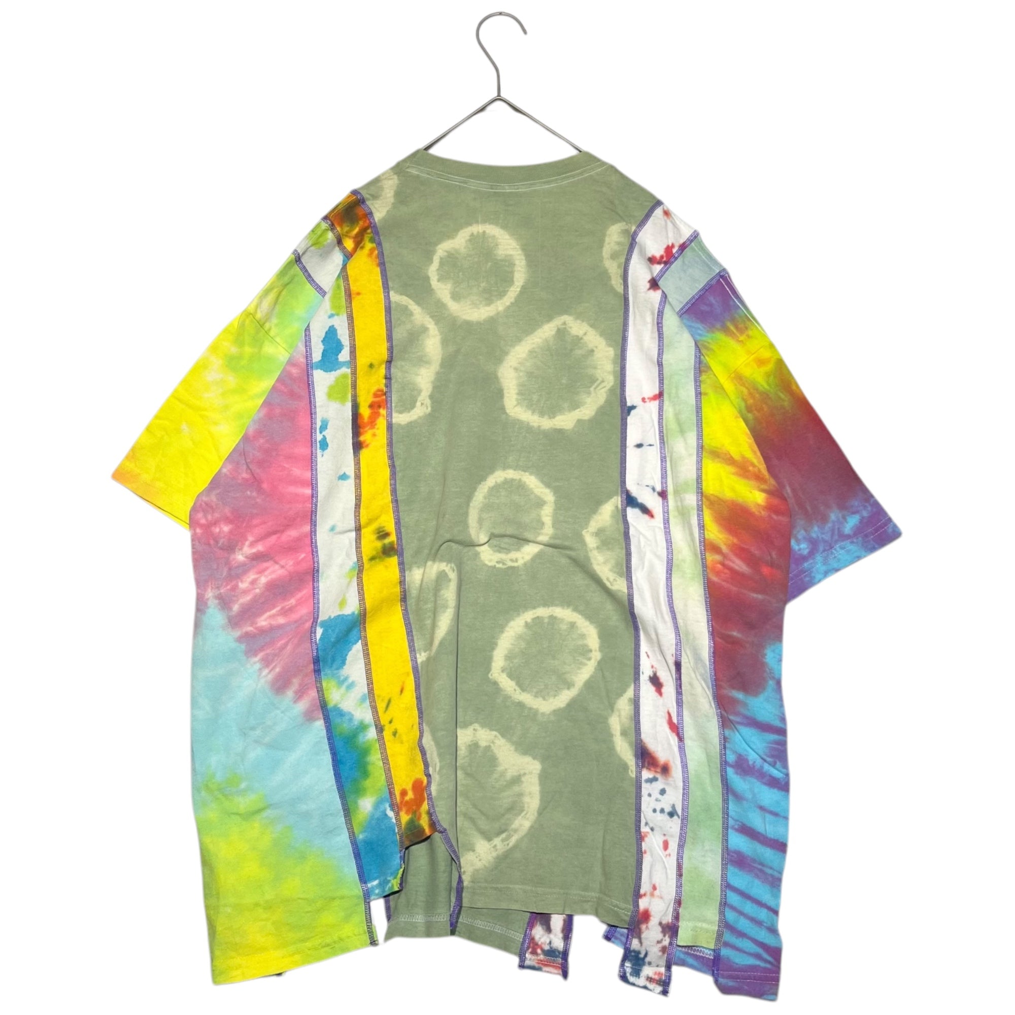 Rebuild by Needles(リビルドバイニードルズ) 5Cuts S/S Tee - Tie Dye タイダイ 再構築 Tシャツ FK396 FREE マルチ