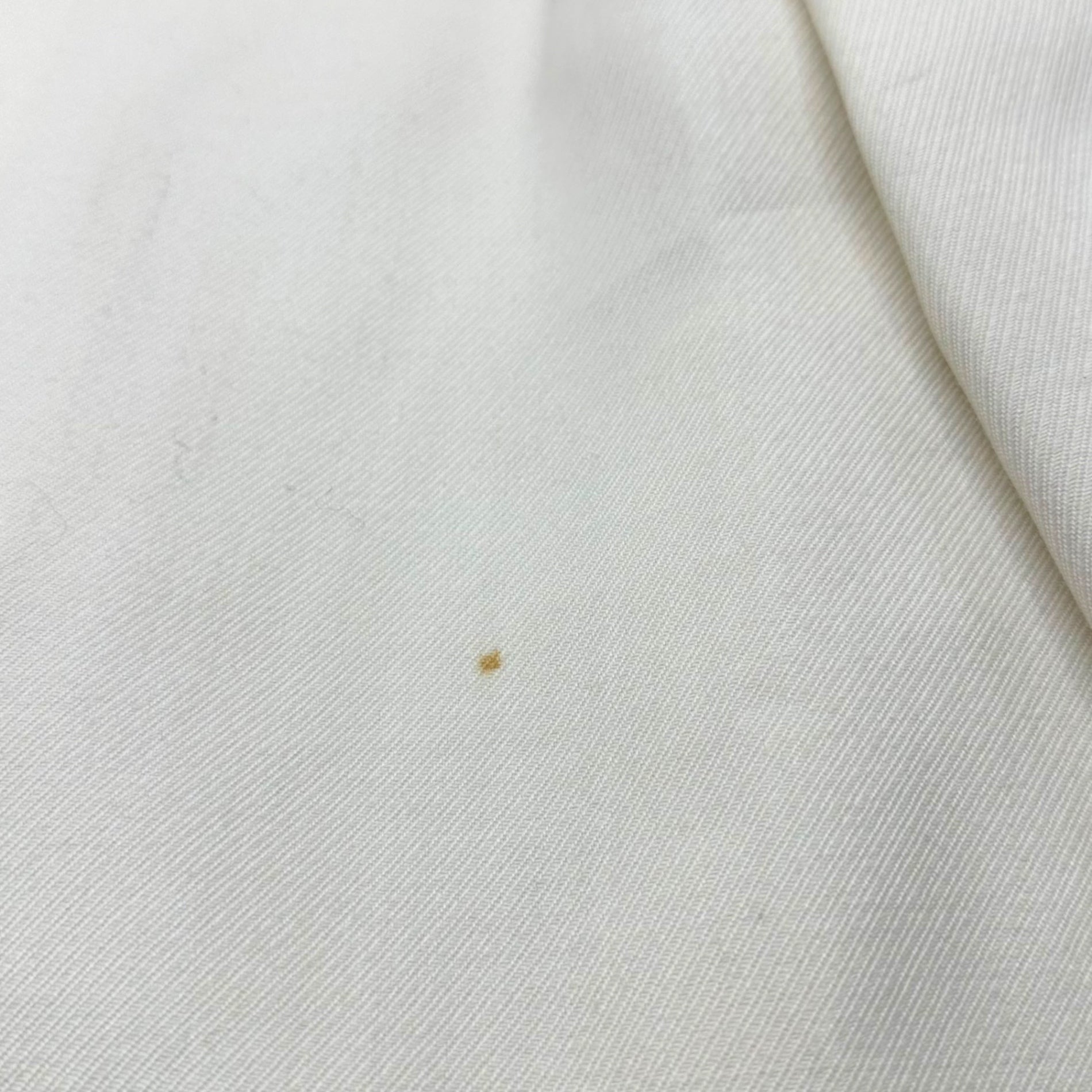 Euro vintage(ヨーロッパヴィンテージ) 70's~ Style_collarless long coat ノーカラーロングコート 表記無し(Mサイズ程度) ホワイト / フロントに小シミ有