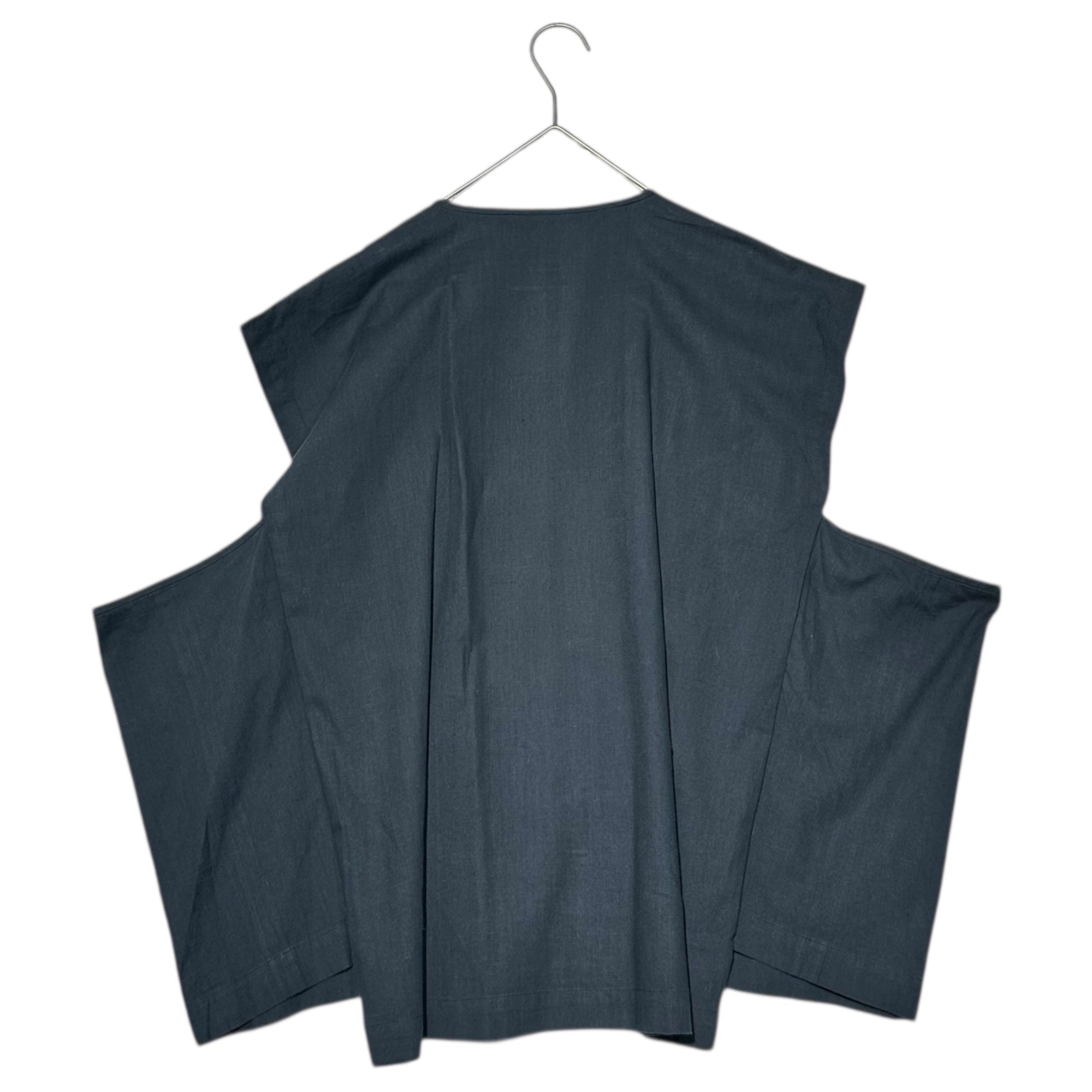 COMME des GARCONS(コムデギャルソン) 80's Sleeveless Layered cut and sew 80年代 ノースリーブ レイヤード カットソー FREE ネイビー