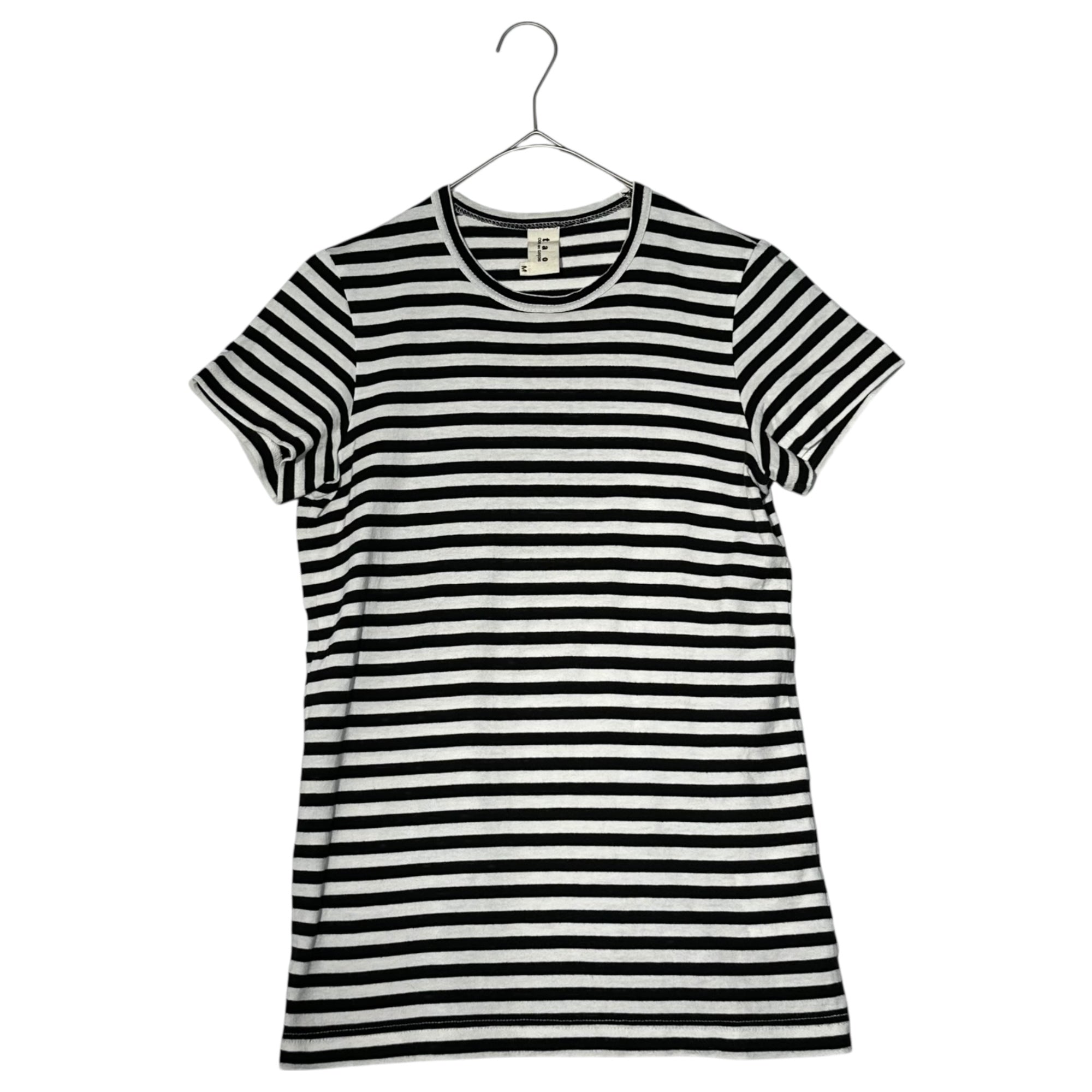 TAO COMME des GARCONS(タオコムデギャルソン) 09SS Border S/S T-Shirt ボーダー 半袖 Tシャツ 3C-T041 M ホワイト×ブラック AD2008