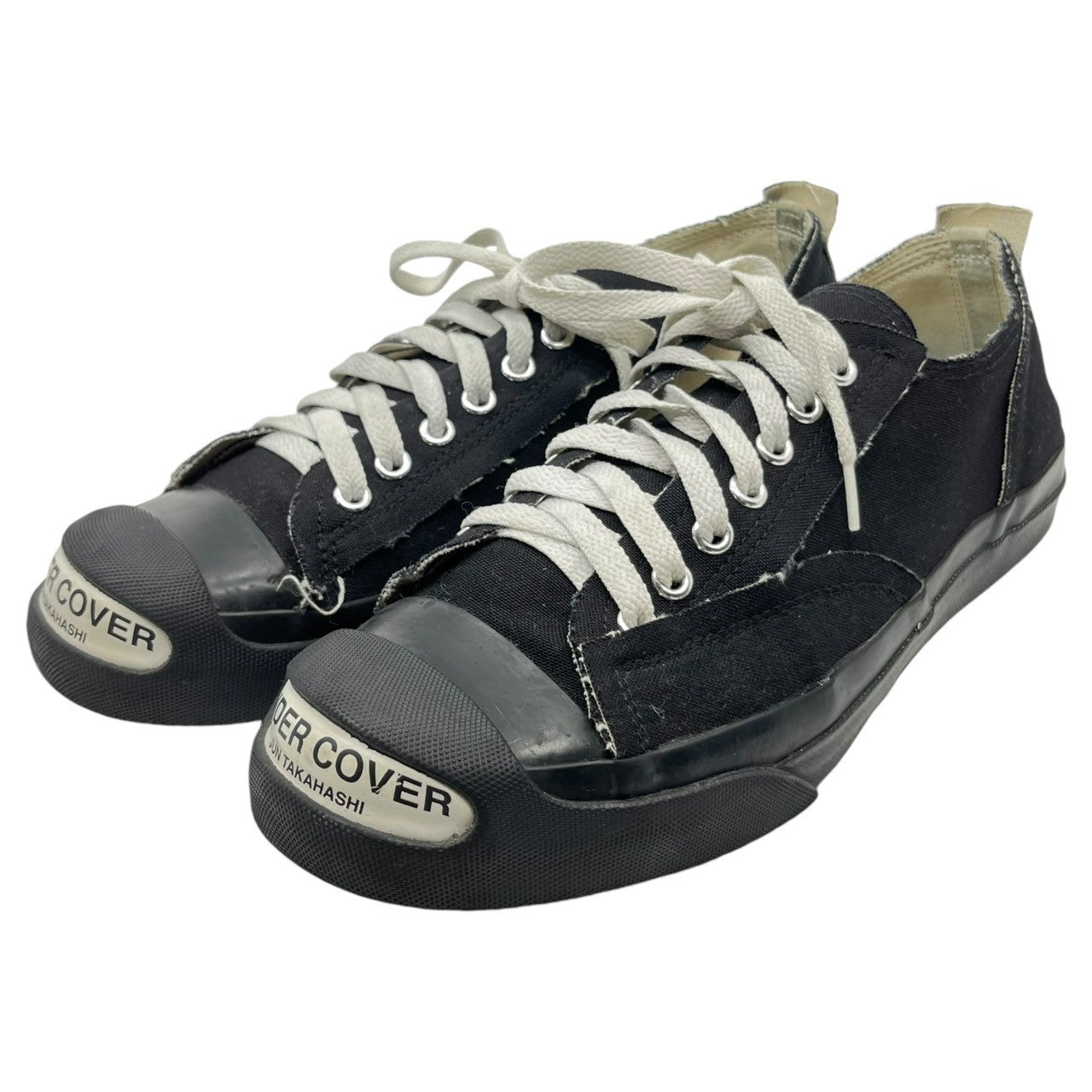 UNDERCOVER(アンダーカバー) TOE LOGO CANVAS SNEAKERS トゥー ロゴ キャンバス スニーカー UC2B9F05 M(26-26.5cm) ブラック