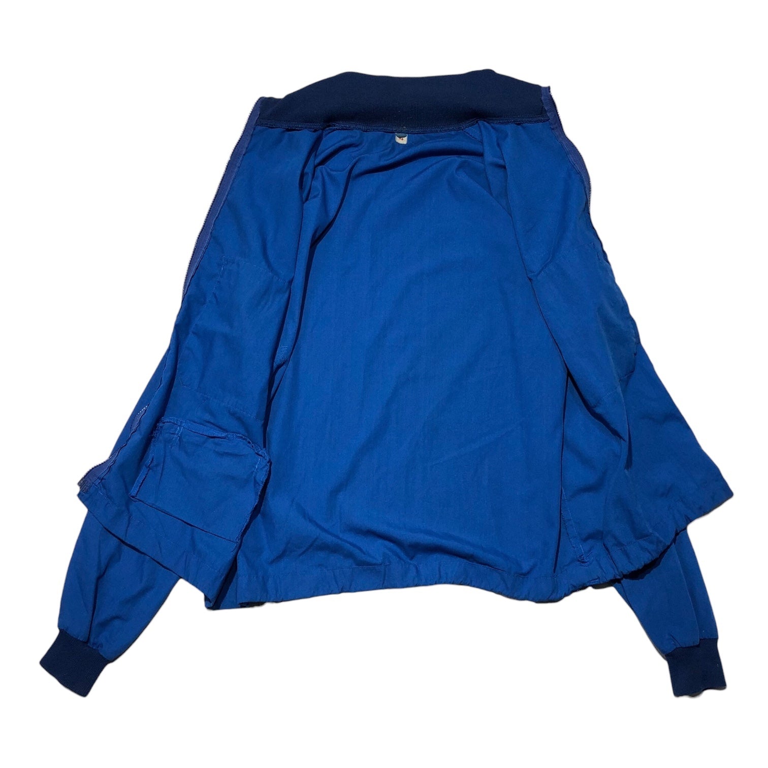 Euro vintage(ヨーロッパヴィンテージ) rib neck swing top リブネック スイングトップ 4(M~L) ブルー