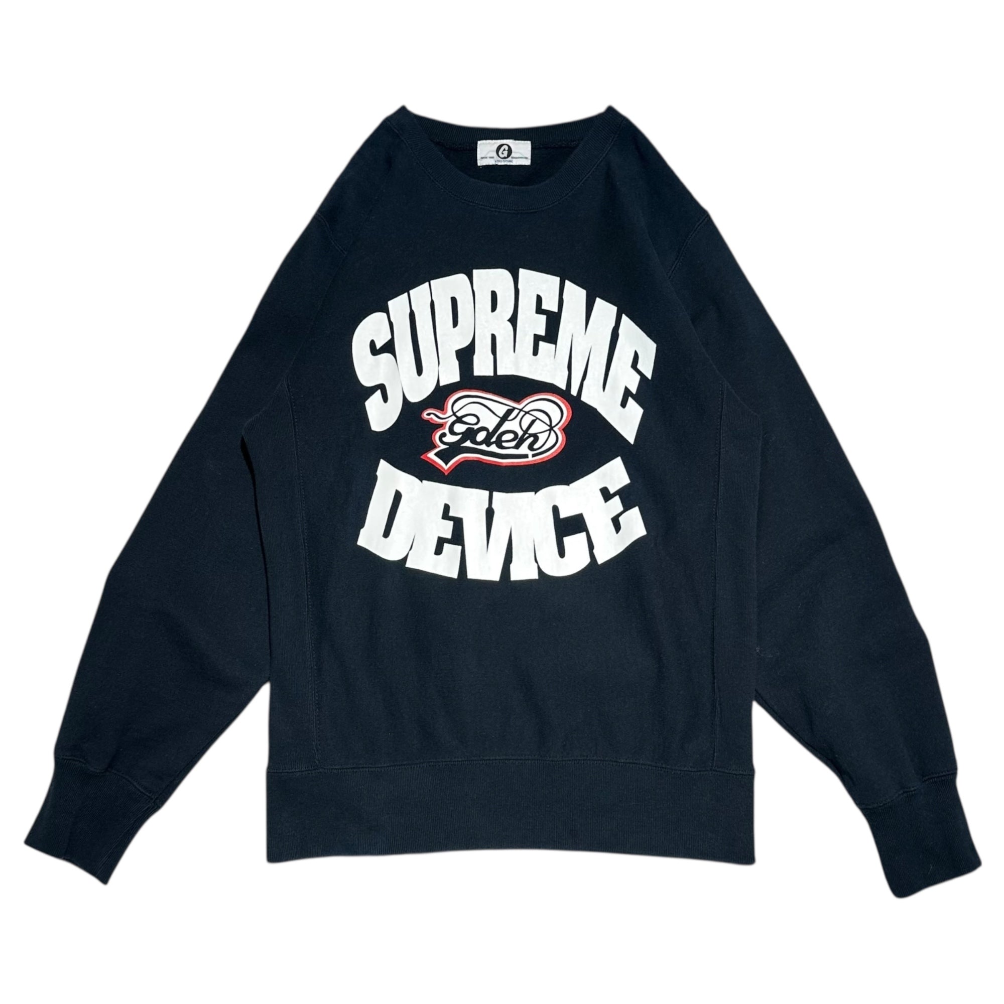 GOODENOUGH(グッドイナフ) 15-16AW HEINOUSLY SUPREME DEVICE SWEAT 極悪 最高 デバイス スウェット S ネイビー 2016年初売り限定商品