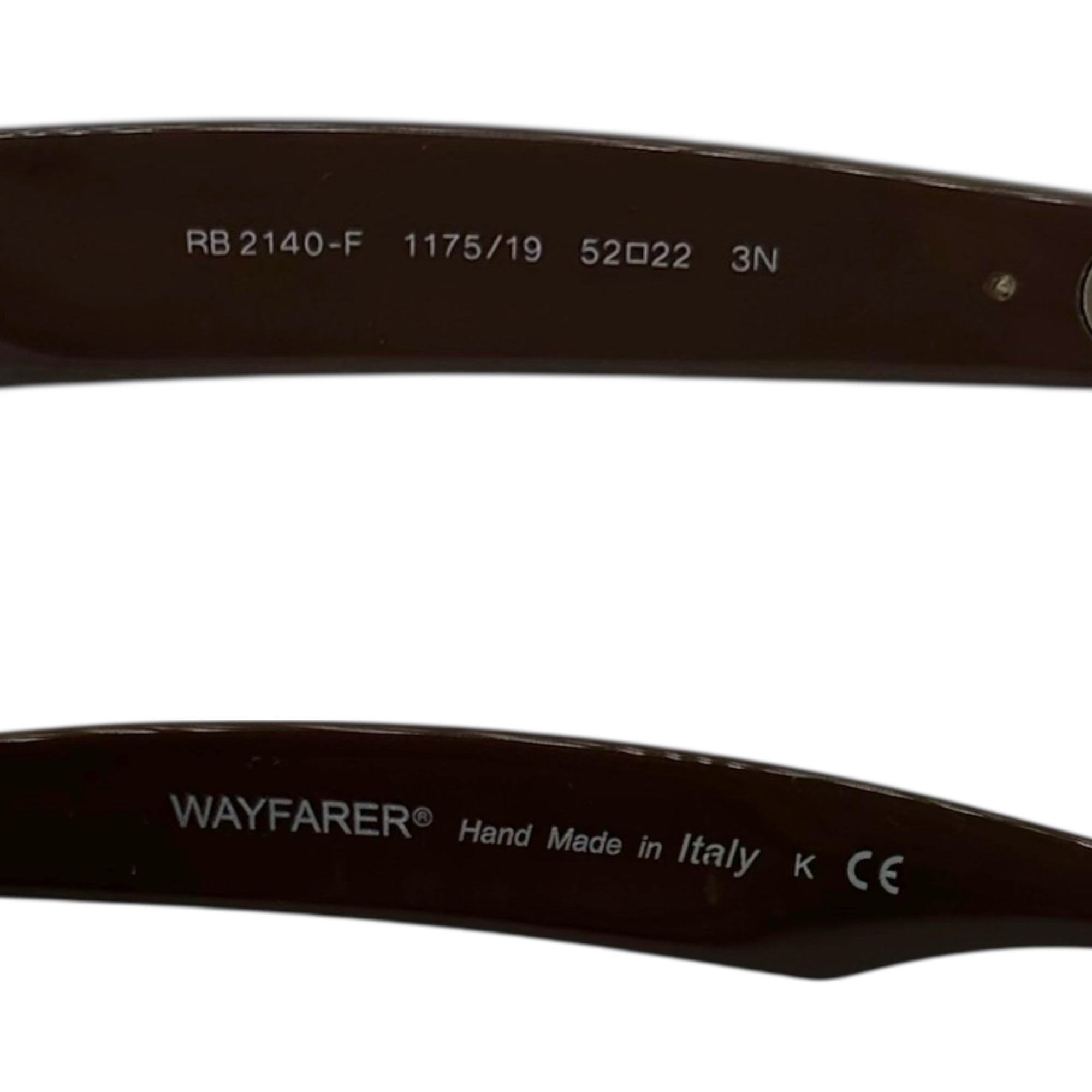 Ray-Ban(レイバン) ORIGINAL WAYFARER CLASSIC ウェイファーラー サングラス RB2140-F 52□22 ブラック×グリーン イタリア製 ボストン ミラーレンズ