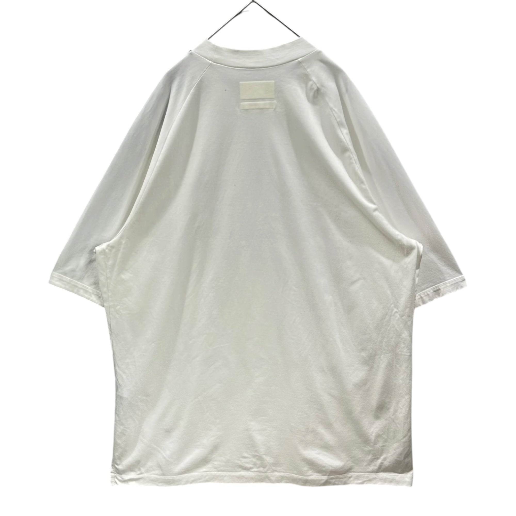 Y-3(ワイスリー) Three-Stripe Crew-Neck T-Shirt スリー ストライプ クルーネック Tシャツ HZ8871 L ホワイト×ブラック
