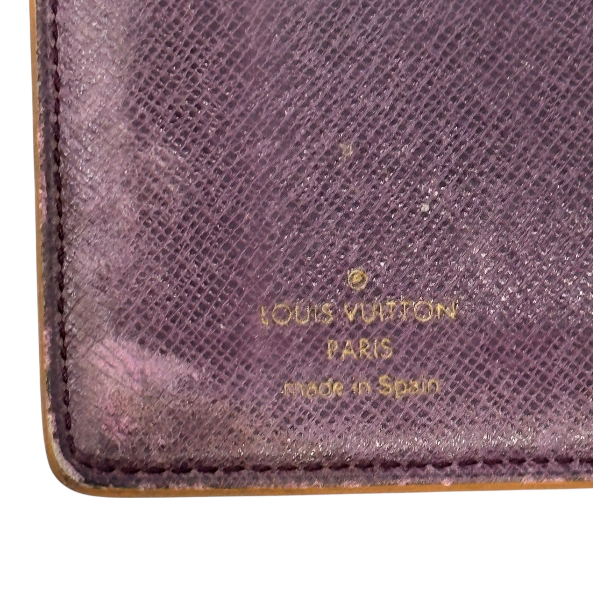 LOUIS VUITTON(ルイヴィトン) 96's アジェンダPM 手帳カバー 96年製 型番：R20059 イエロー 製造番号：CA1906