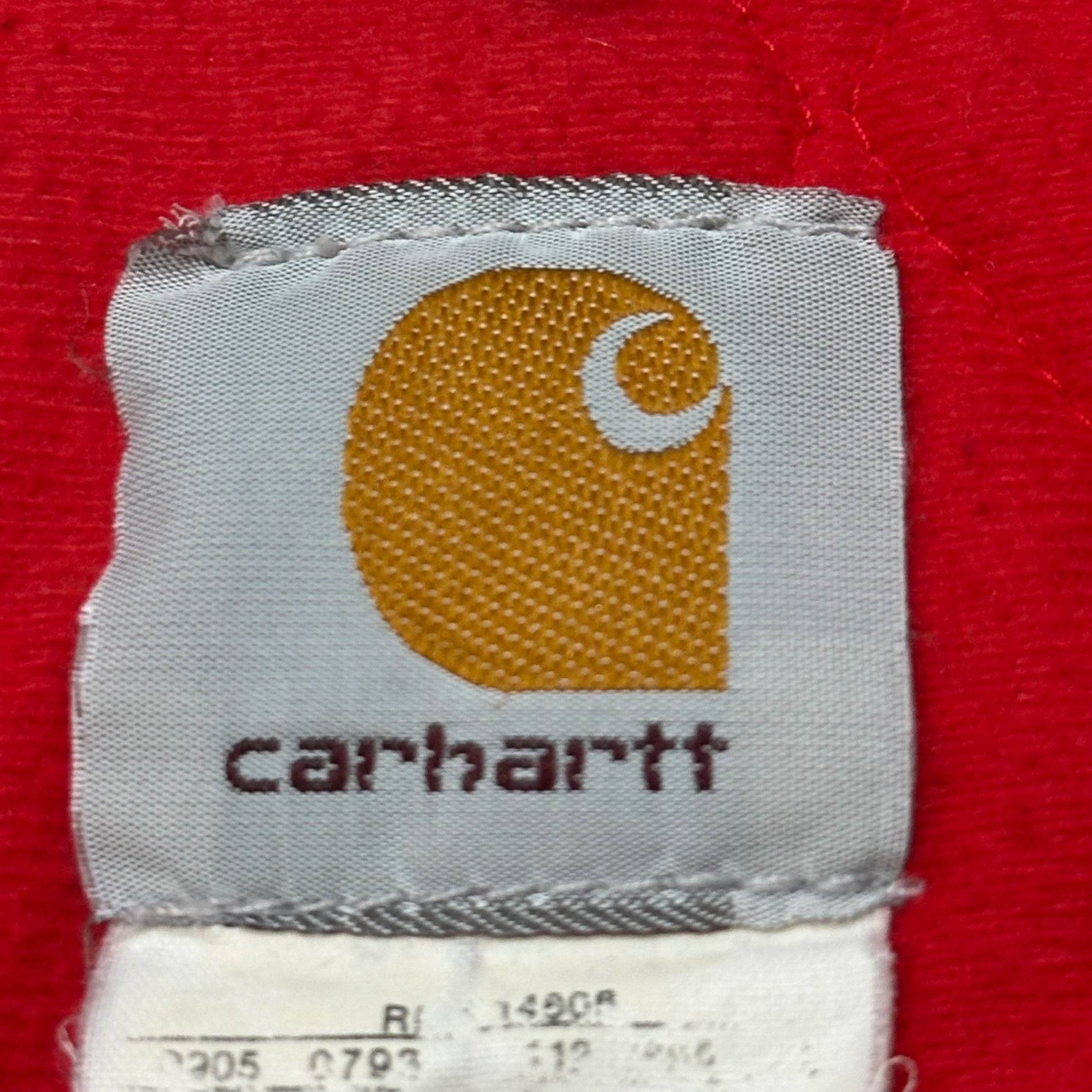 carhartt(カーハート) 00's Santa Fe Jacket - Red Lining サンタフェ ジャケット J13 XL ブラック サンフェード 裏地赤