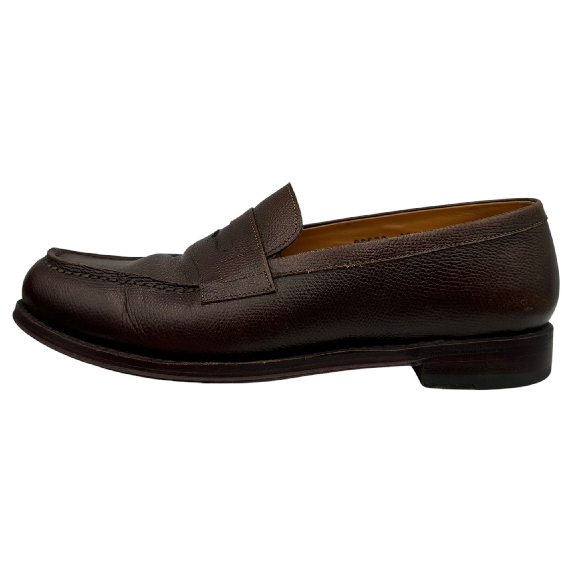Jalan Sriwijaya(ジャランスリワヤ) Coin loafer - Grain Leatherコインローファー グレイン レザー 98589 41(26.5cm) ブラウン 革靴