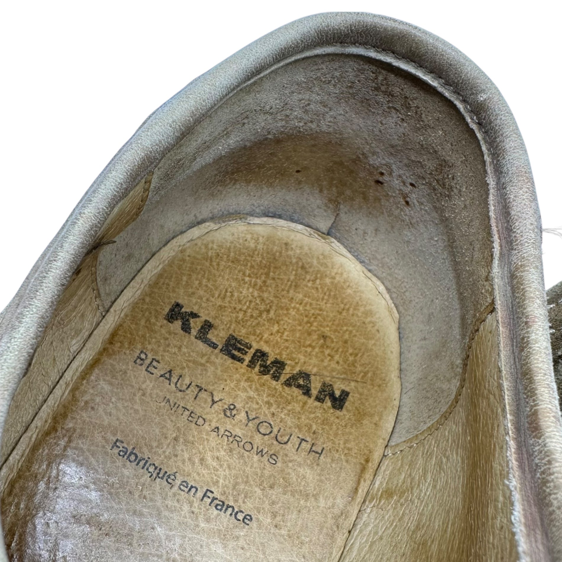 KLEMAN × BEAUTY&YOUTH(クレマン × ビューティアンドユース) Suede Tyrolean Shoes スウェード チロリアン シューズ 42(27.0cm) ベージュ