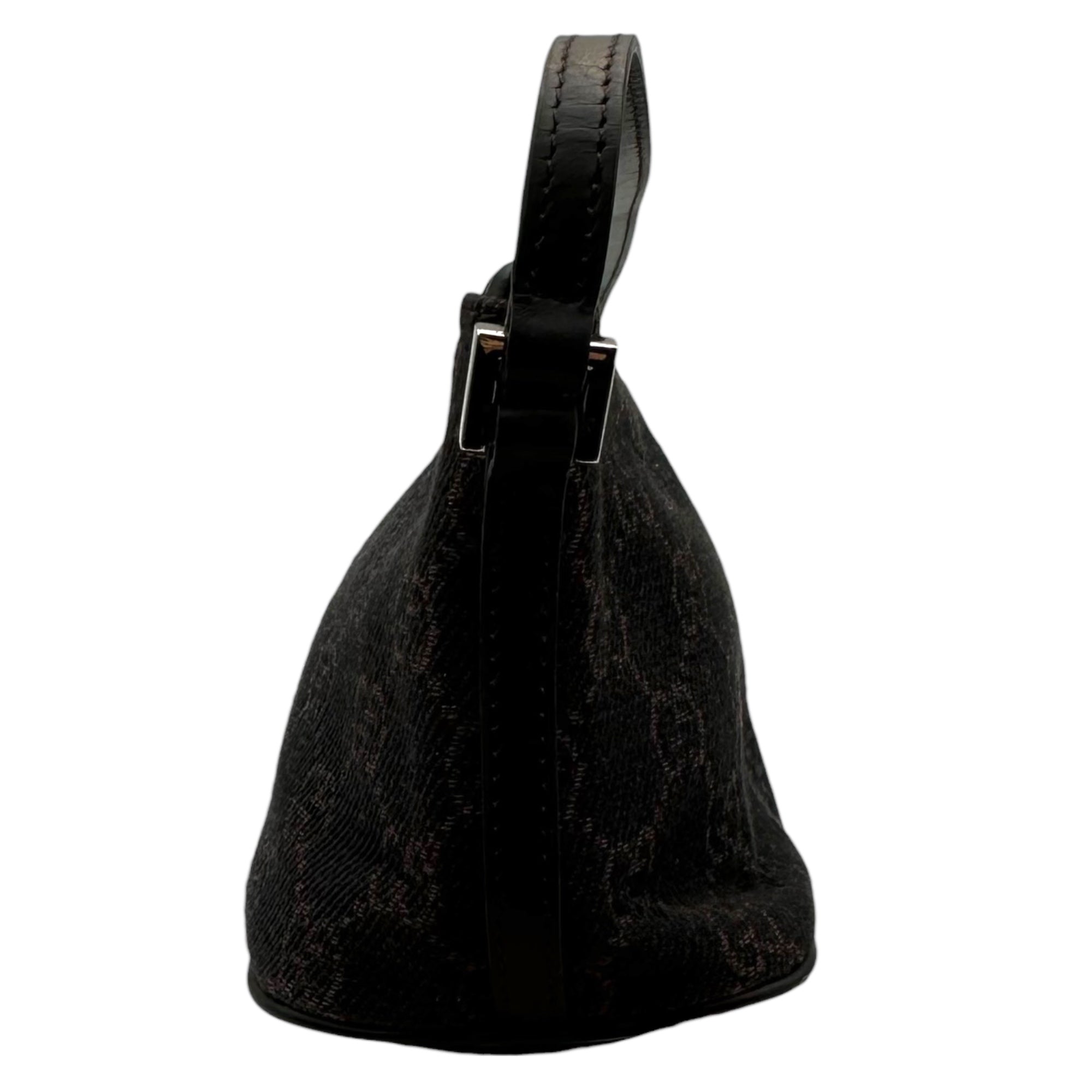 GUCCI(グッチ) GG Canvas Accessory Pouch Mini Handbag GG キャンバス アクセサリー ポーチ ミニ ハンドバッグ 07198 2123 ブラック×ブラウン