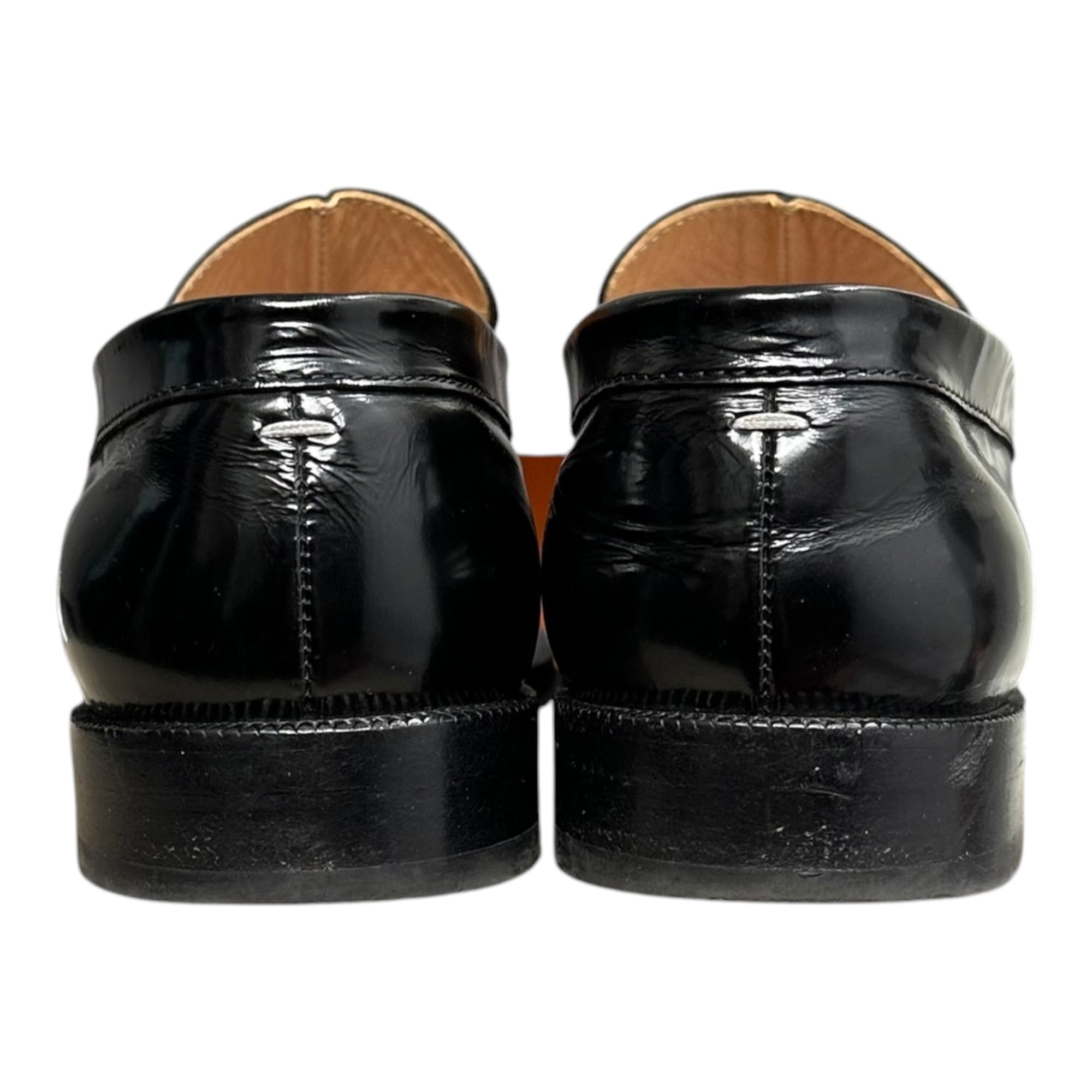 MAISON MARGIELA(メゾンマルジェラ) TABI COIN LOAFER - High-Shine Leather 足袋 ローファーハイシャイン レザー 38(24cm程度) ブラック タビ