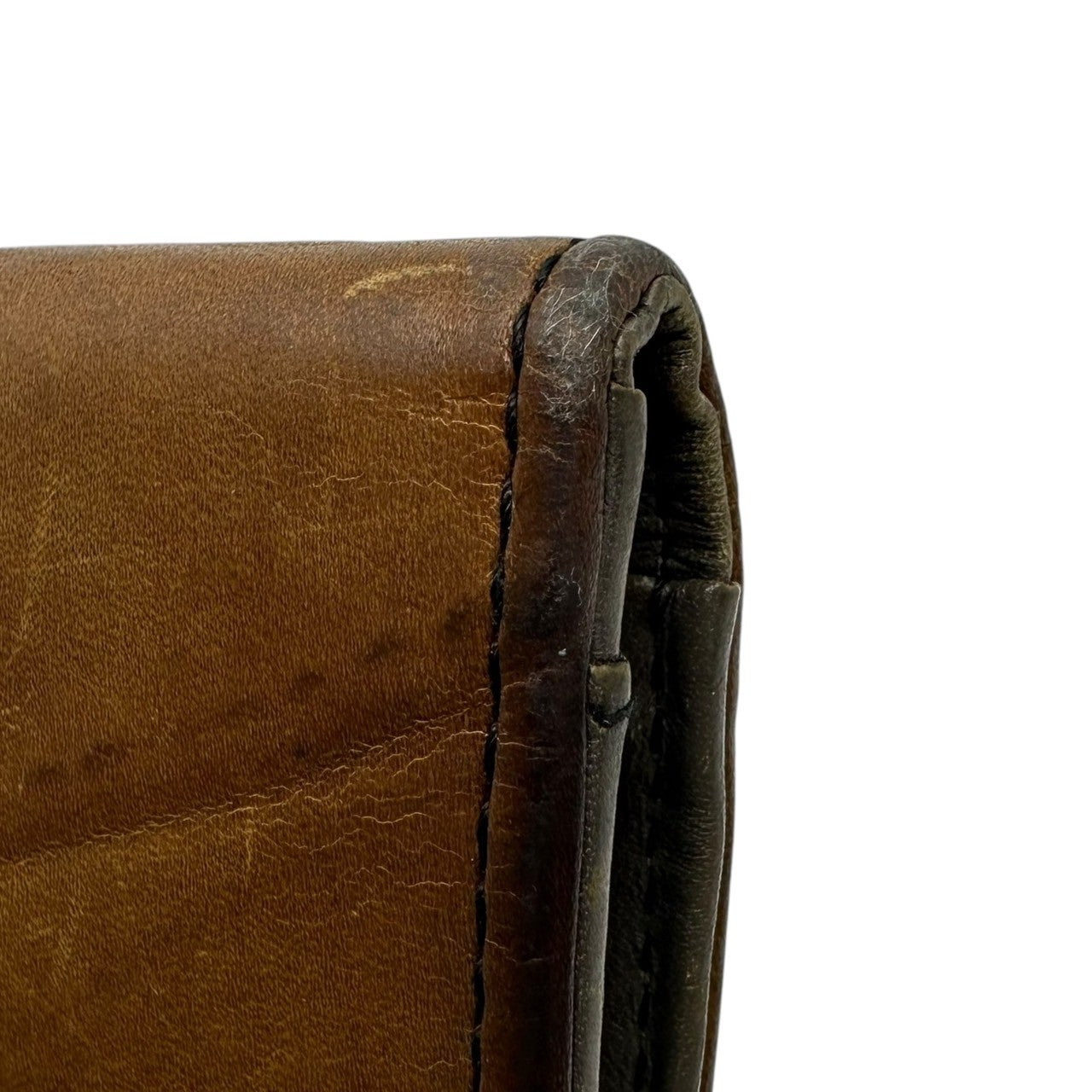 Maison MIHARA YASUHIRO(メゾンミハラヤスヒロ) "INVISIBLE" Long Wallet あぶり出し ロング ウォレット レザー 長財布 ブラウン