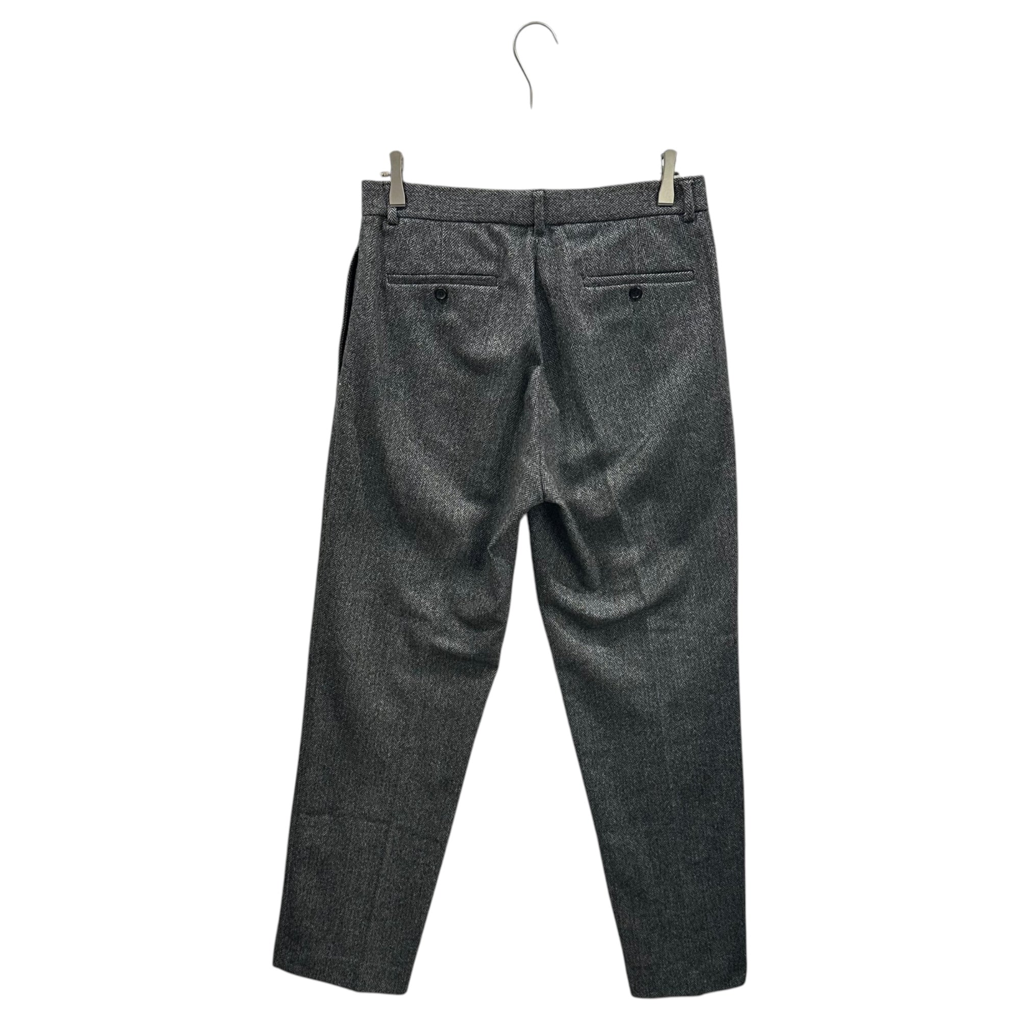 POLO RALPH LAUREN(ポロラルフローレン) 1990's Herringbone Tweed Trousers ヘリンボーン ツイード トラウザー 31/32 グレー 90年代 ヴィンテージ