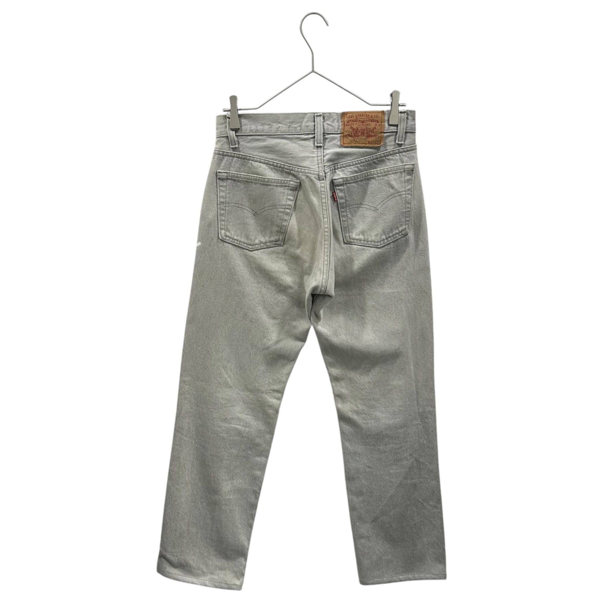 Levi's(リーバイス) 1985's GRAY JEANS グレー ストレート デニム パンツ 501-0657 W29 L32 ライトグレー 80's 80年代 ヴィンテージ