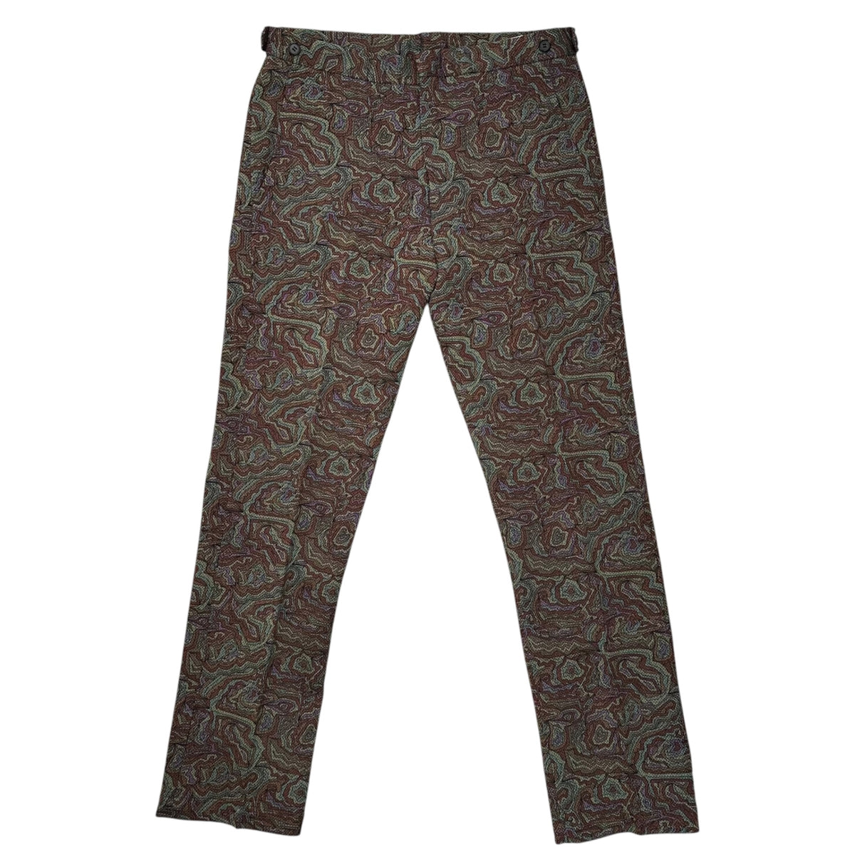 COMME des GARCONS HOMME PLUS(コムデギャルソンオムプリュス) 2001AW ”Looking at different world” Geometric pattern slacks サイケ期 幾何学模様 スラックス PC-P072 M マルチ AD2001 00's パンツ