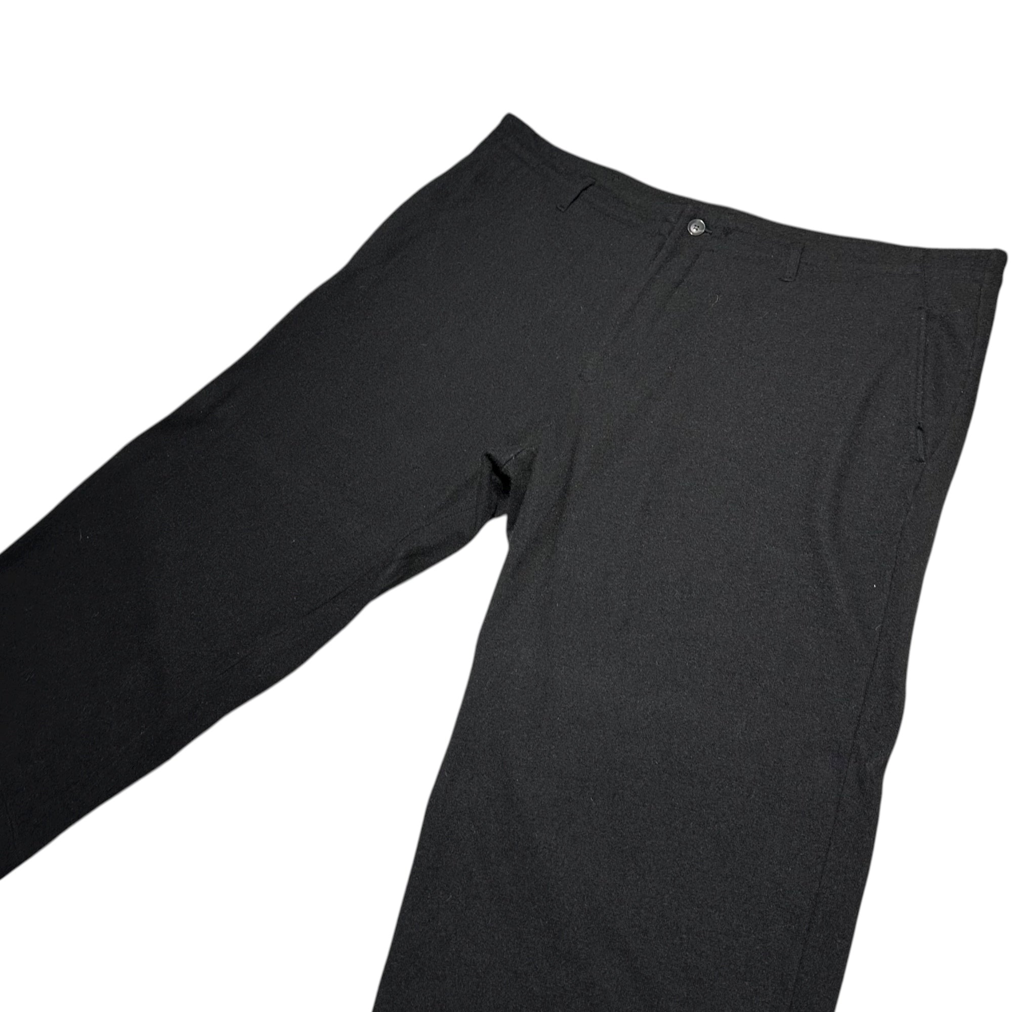 YOHJI YAMAMOTO POUR HOMME(ヨウジヤマモトプールオム) 19AW Wool Super Wide Hakama Pants ウール スーパー ワイド 袴 パンツ HC-T41-175 3(L程度) ブラック