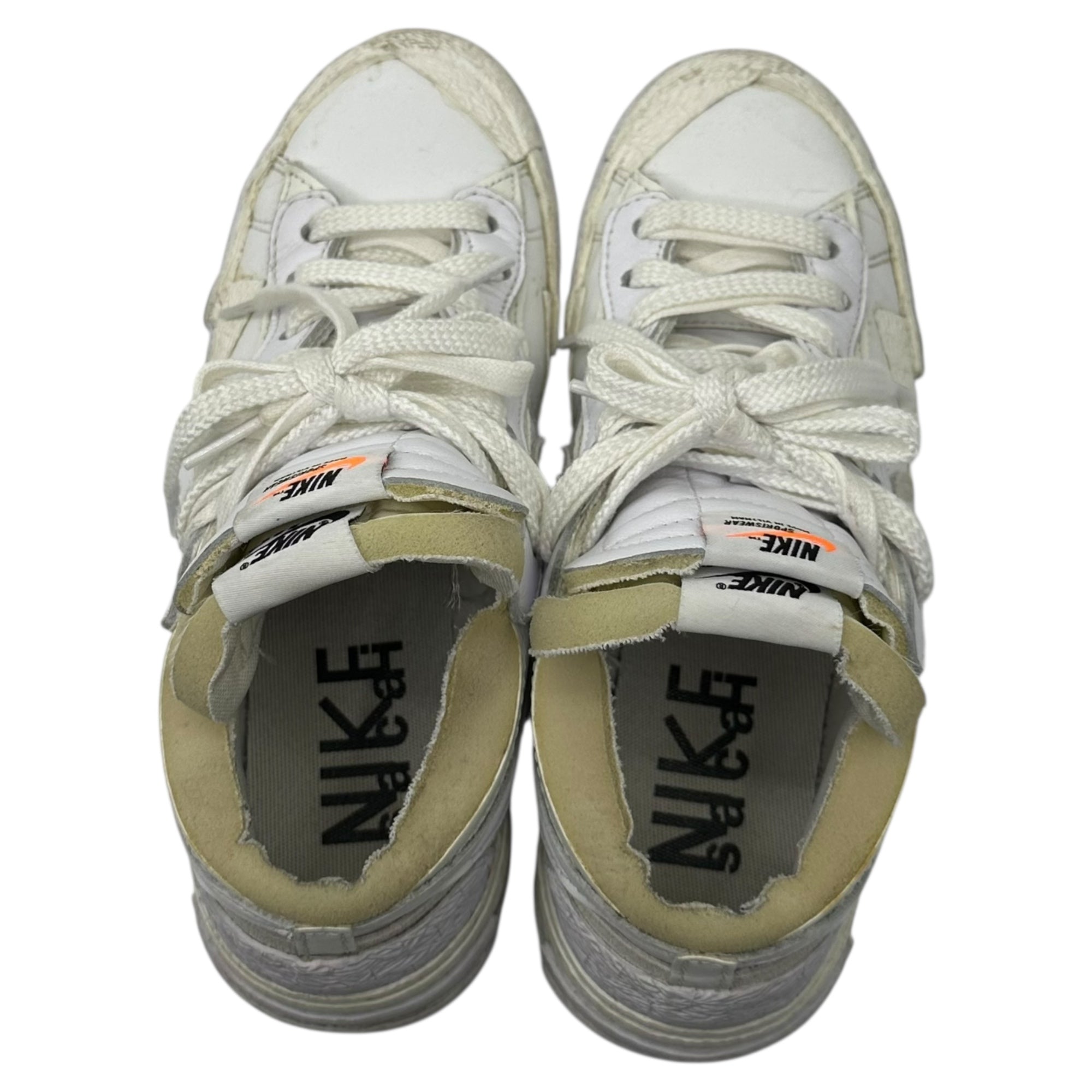 NIKE×sacai(ナイキ×サカイ) Blazer Low "White Patent Leather" ブレザー ロー DM6443-100 24cm ホワイト ローカット スニーカー コラボ