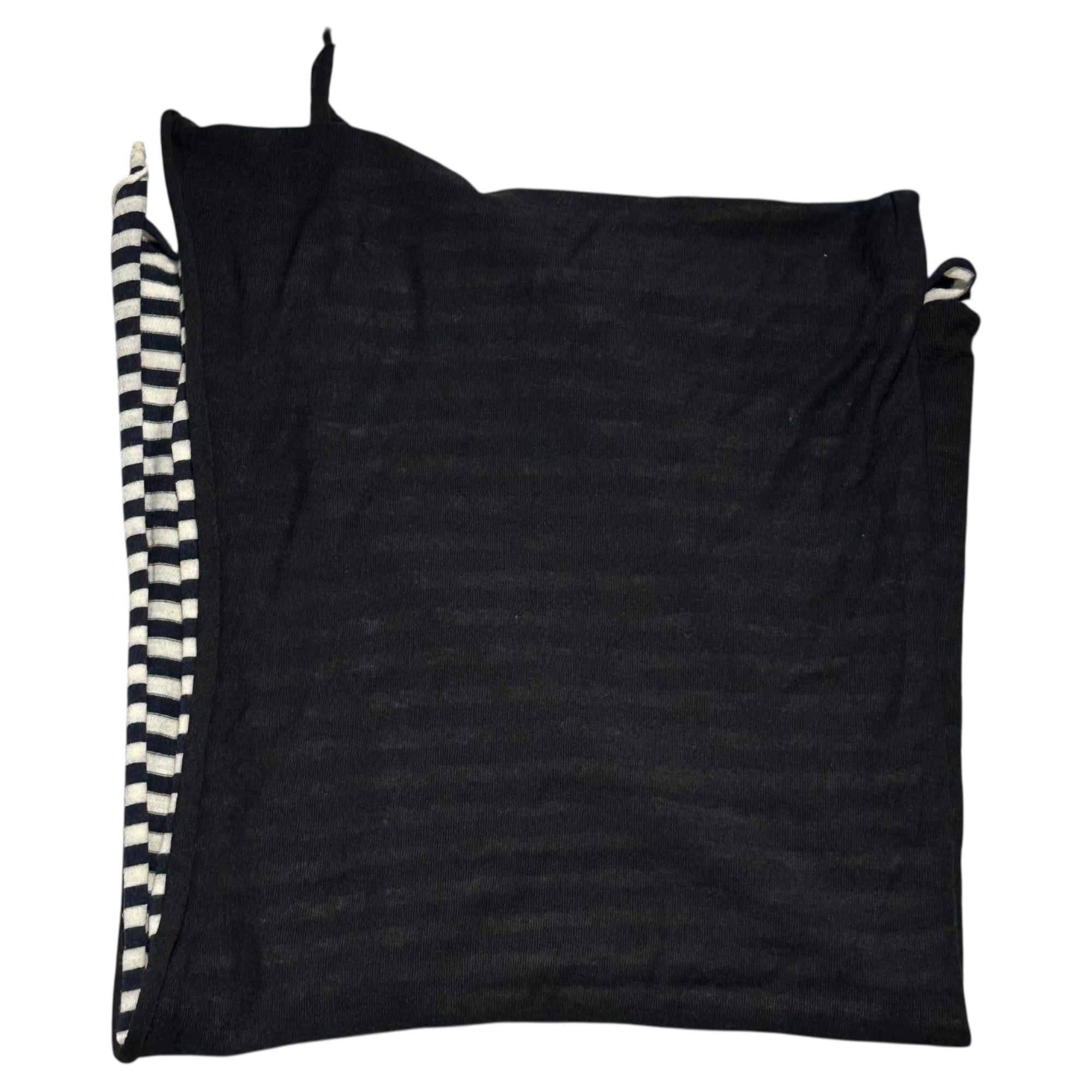 COMME des GARCONS COMME des GARCONS(コムデギャルソンコムデギャルソン) Wool Border Stole ウール ボーダー ストール W13N005 ホワイト×ネイビー×ブラック