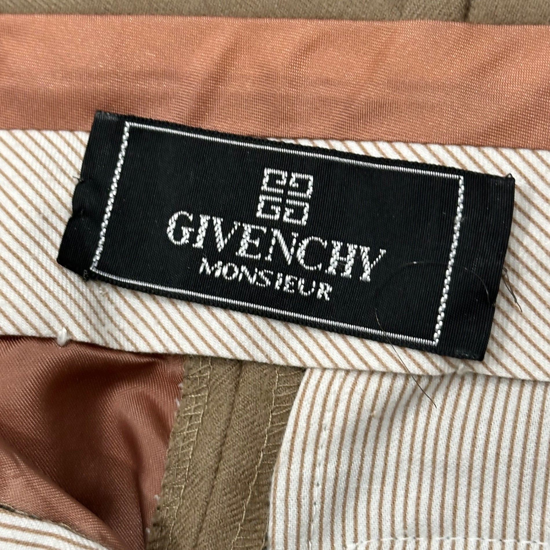 GIVENCHY(ジバンシィ) 00's  2-pleat wool slacks 2タック ウール スラックス 7771028 29 ベージュ