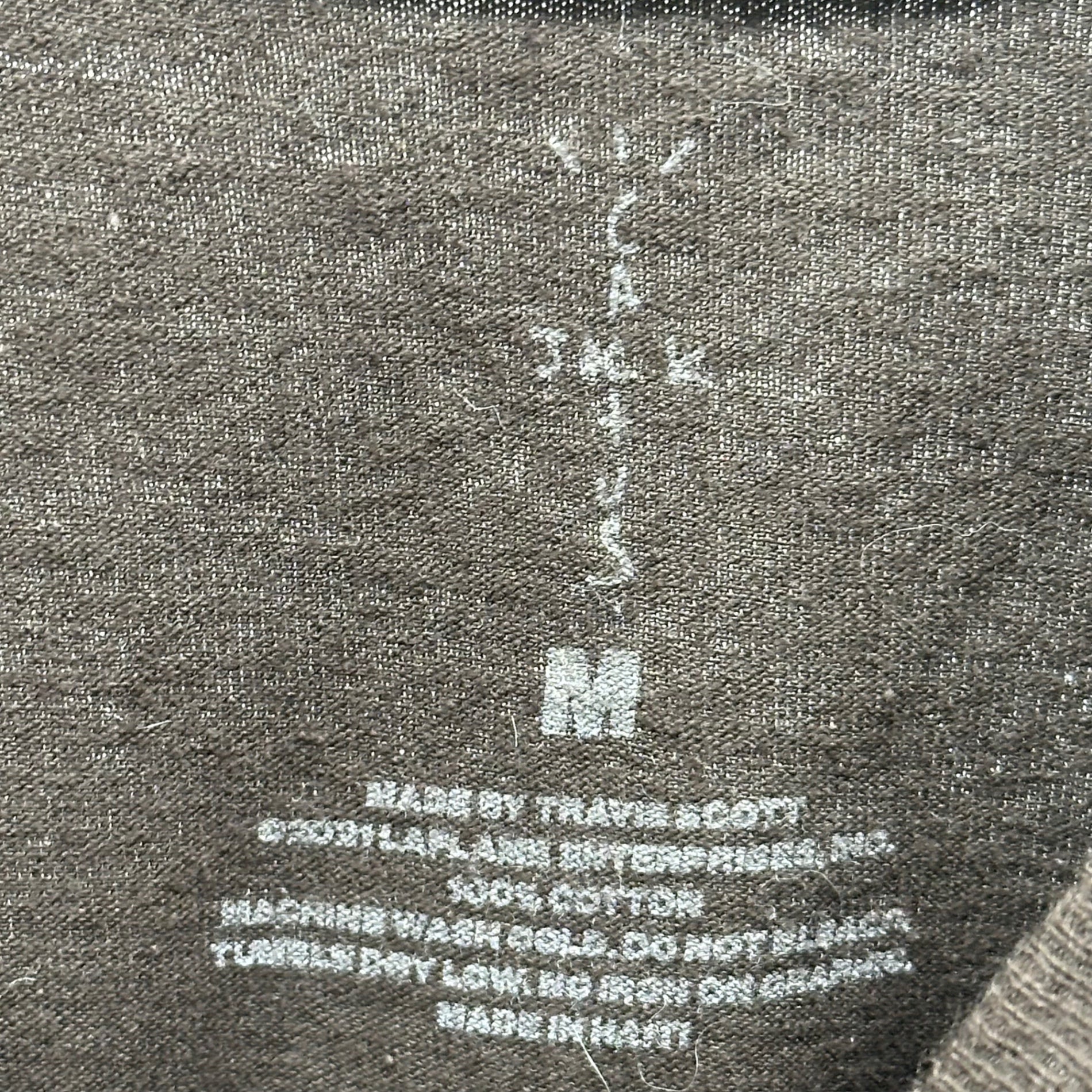 CACTUS JACK × Fragment(カクタスジャック × フラグメント) Tiger Print T-Shirt タイガー プリント Tシャツ 虎 M ブラウン Travis Scott