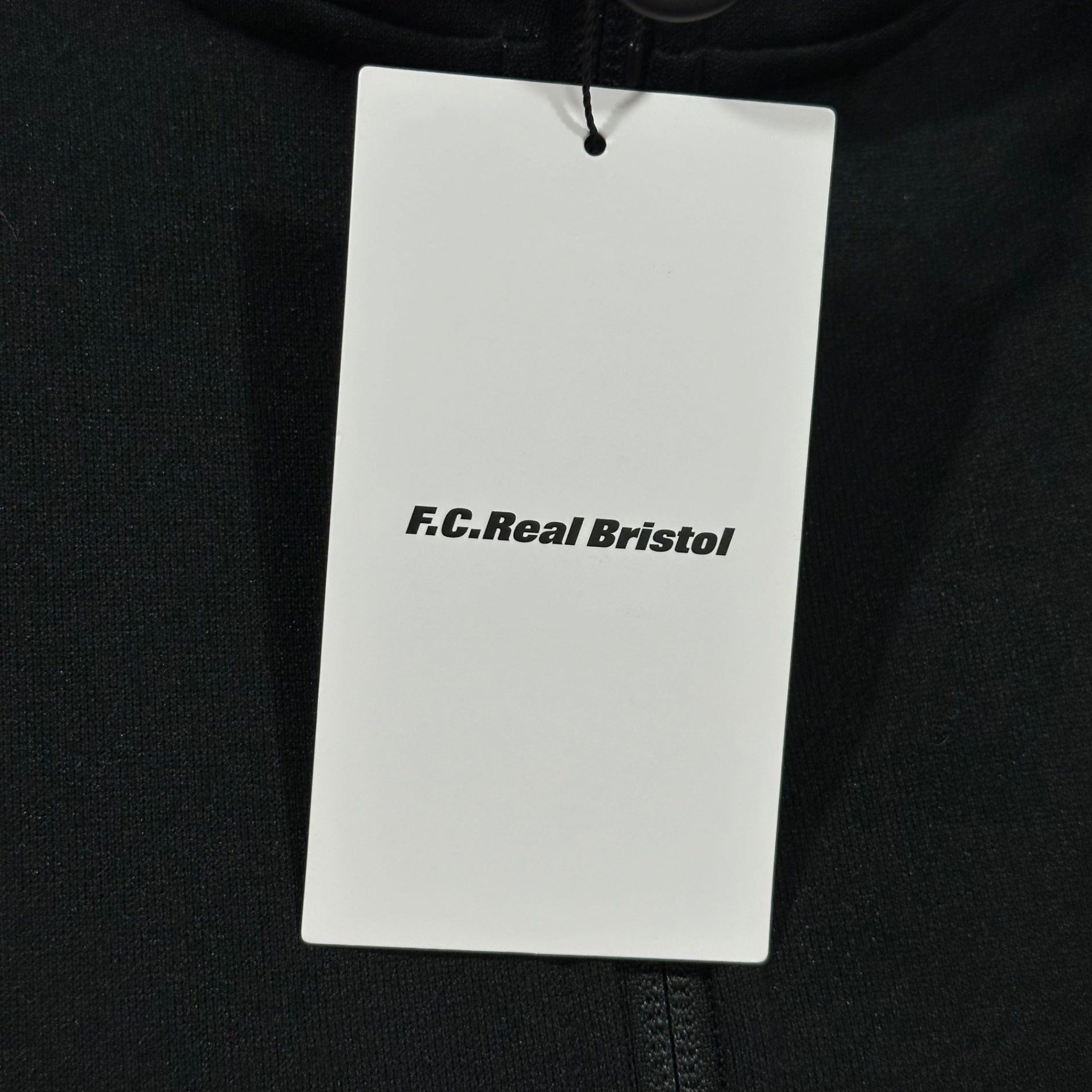 F.C.Real Bristol FCRB(エフシーレアルブリストル) 2024SS TRAINING TRACK JACKET トレーニング トラック ジャケット FCRB-240012 S ブラック×ホワイト 参考定価26,400円＋税