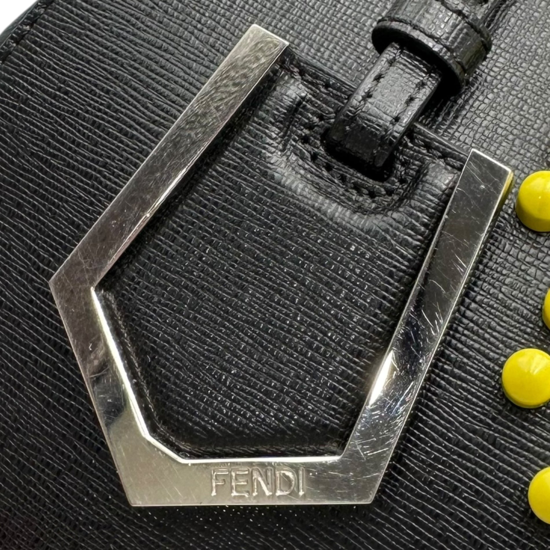 FENDI(フェンディ) Petite 2Jours - Light Bulb プチ トゥージュール 電球 モチーフ ブラック 2AWY ハンド ショルダー バッグ