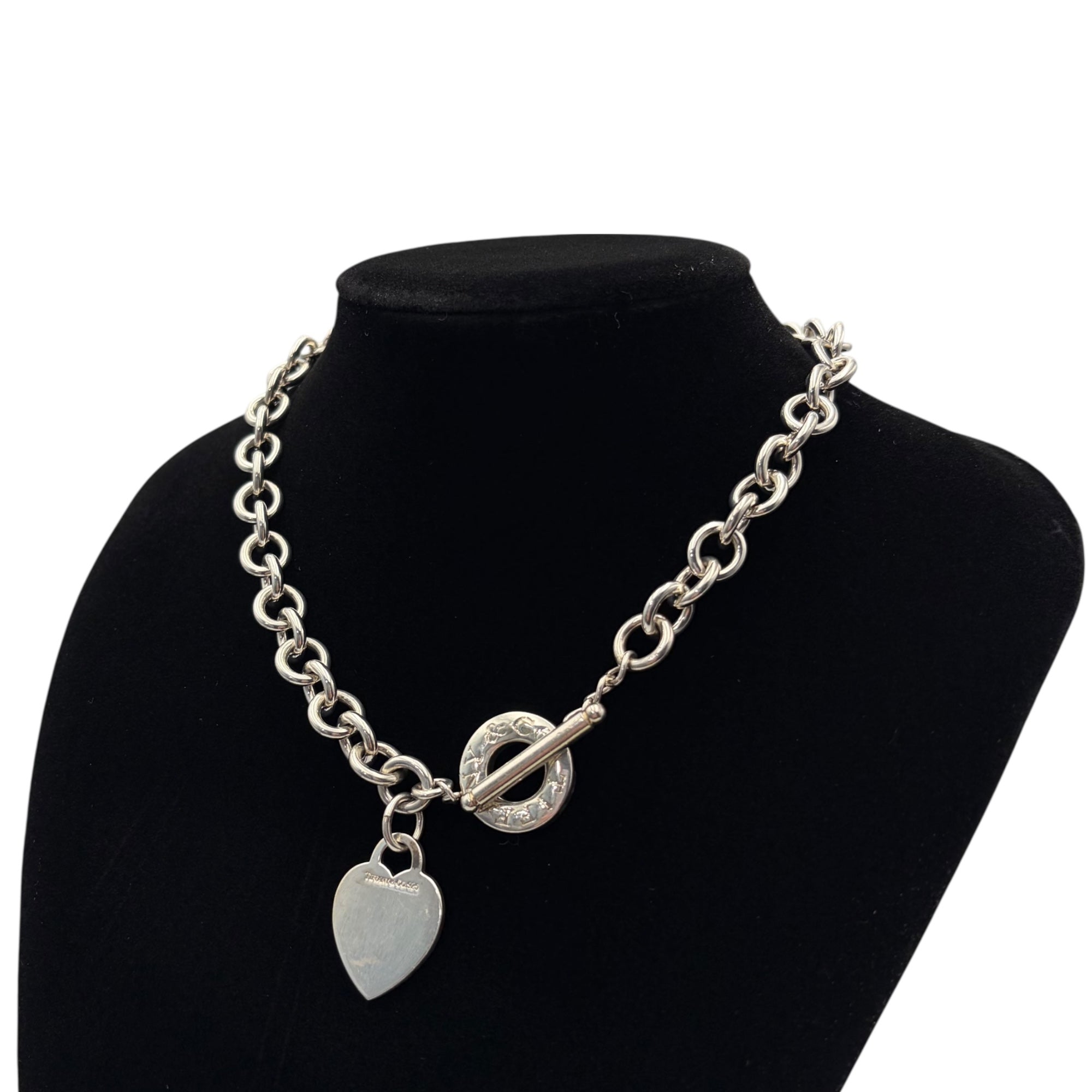 TIFFANY & CO.(ティファニー) Toggle Chain Heart Necklace トグル