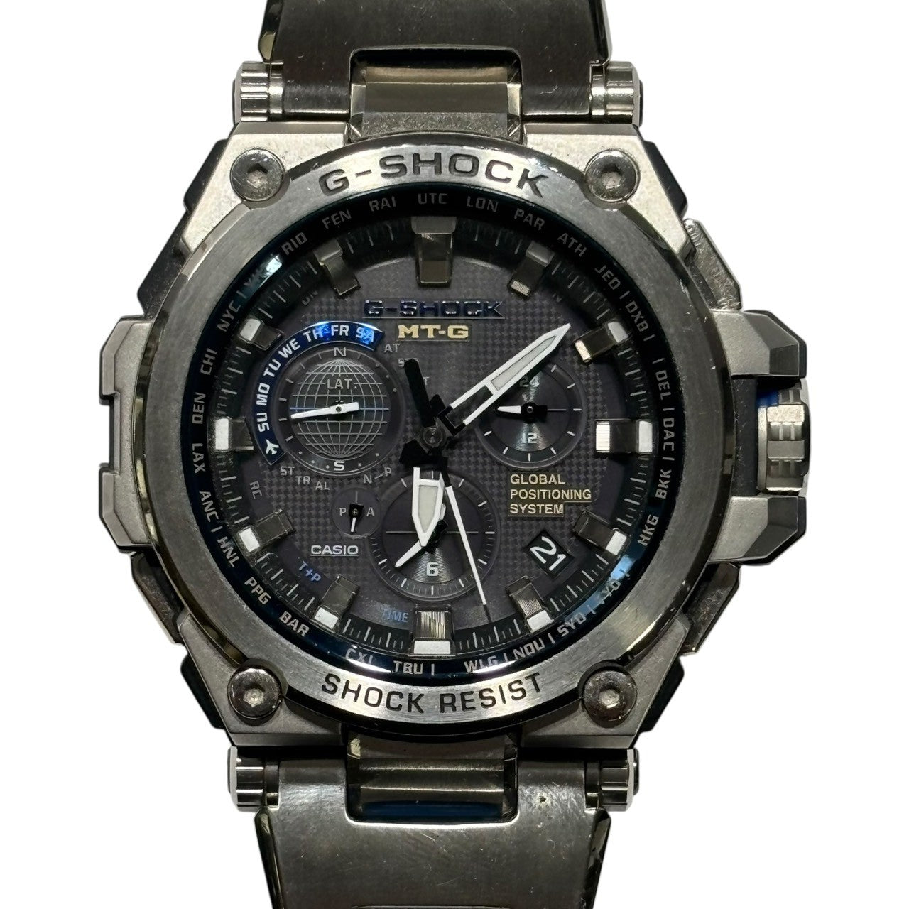 CASIO(カシオ) G-SHOCK MT-G ジーショック アナログ 腕時計 MTG-G1000D-1AJF シルバー ソーラー電波