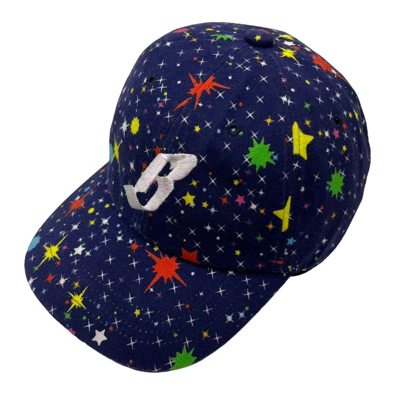 B.B.C(ビリオネアボーイズクラブ) All-over pattern cap 総柄キャップ ブルー